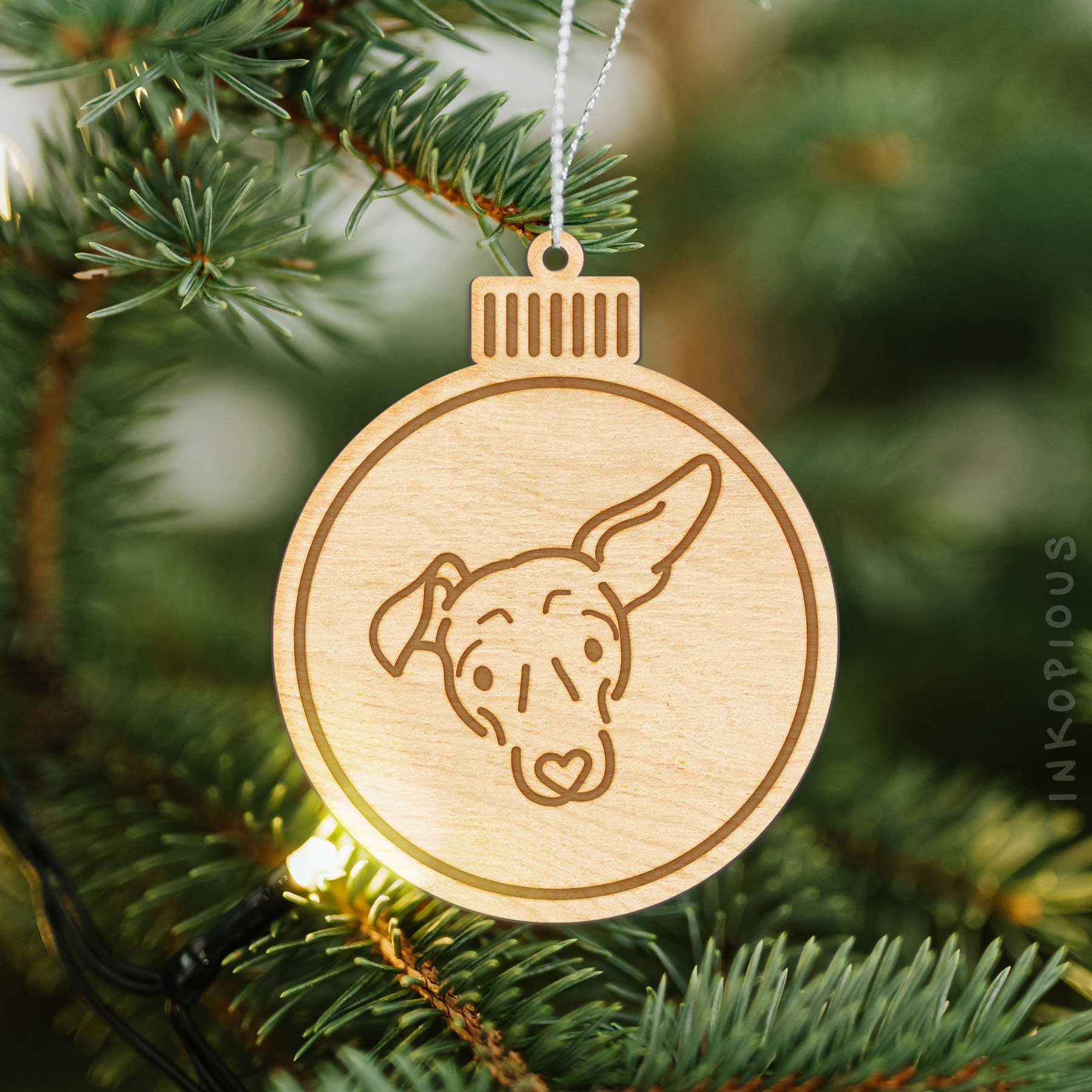 Love Always Mixed Breed - Millie - Wooden Ornament