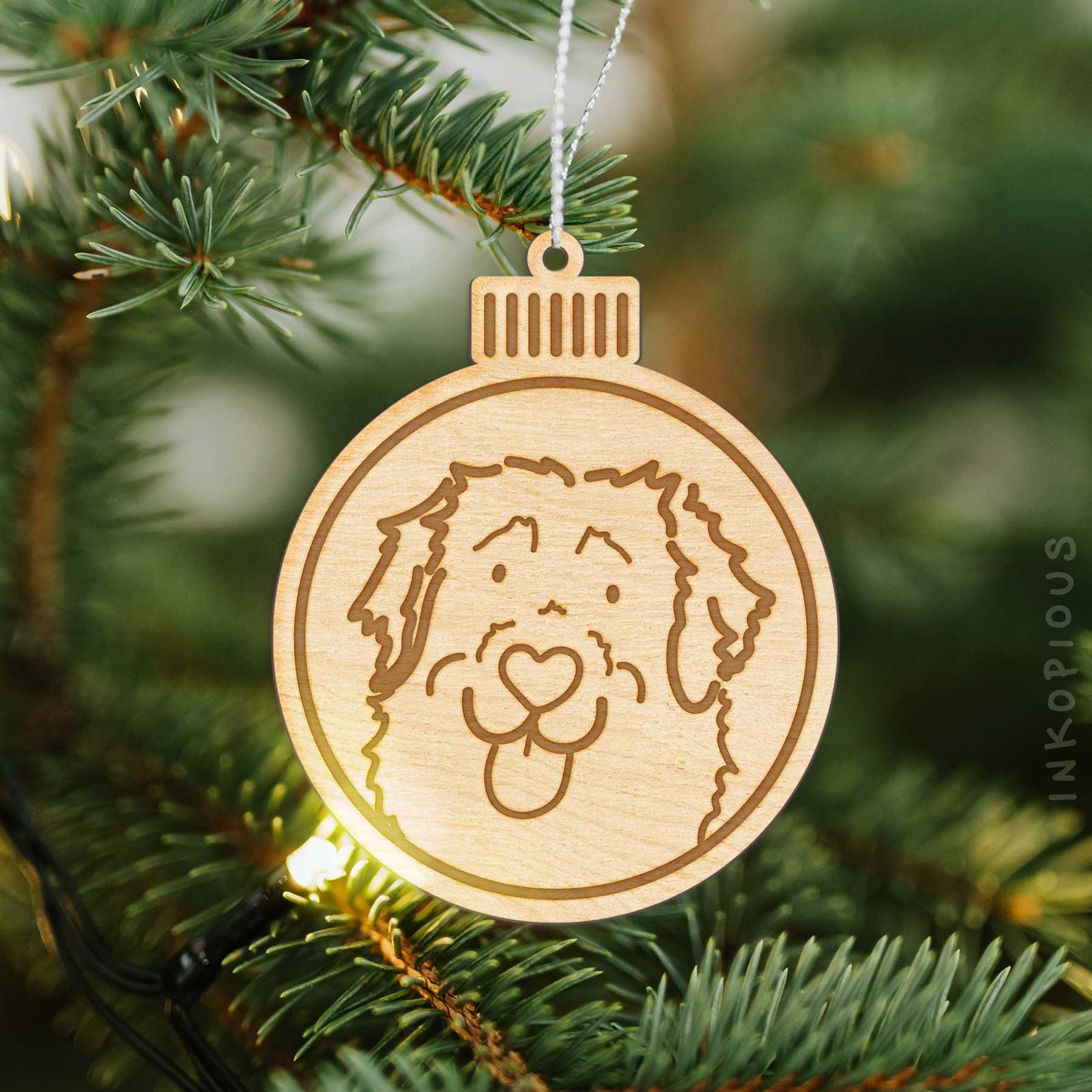 Love Always Leonberger - Sabre - Wooden Ornament
