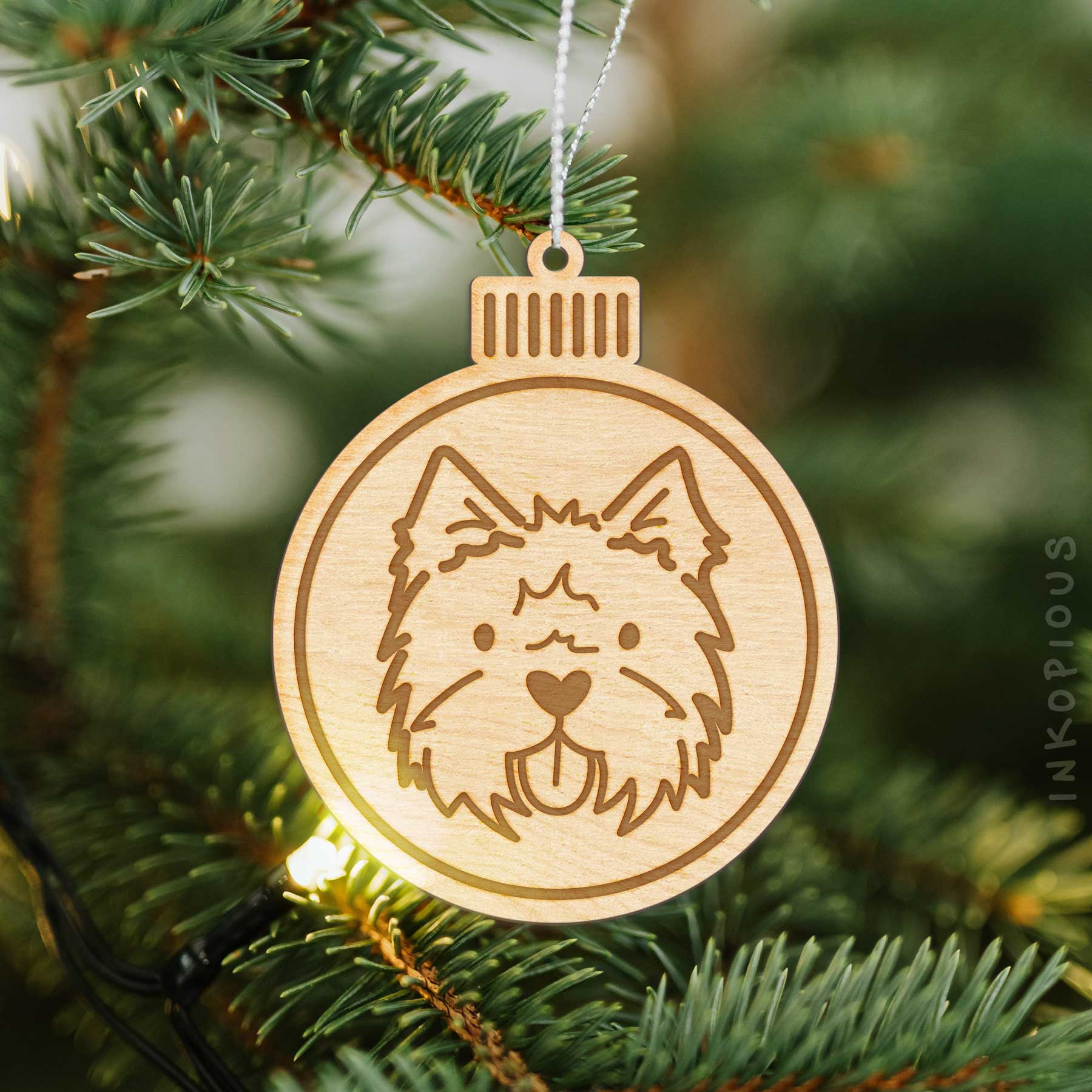 Love Always West Highland Terrier - Wooden Ornament