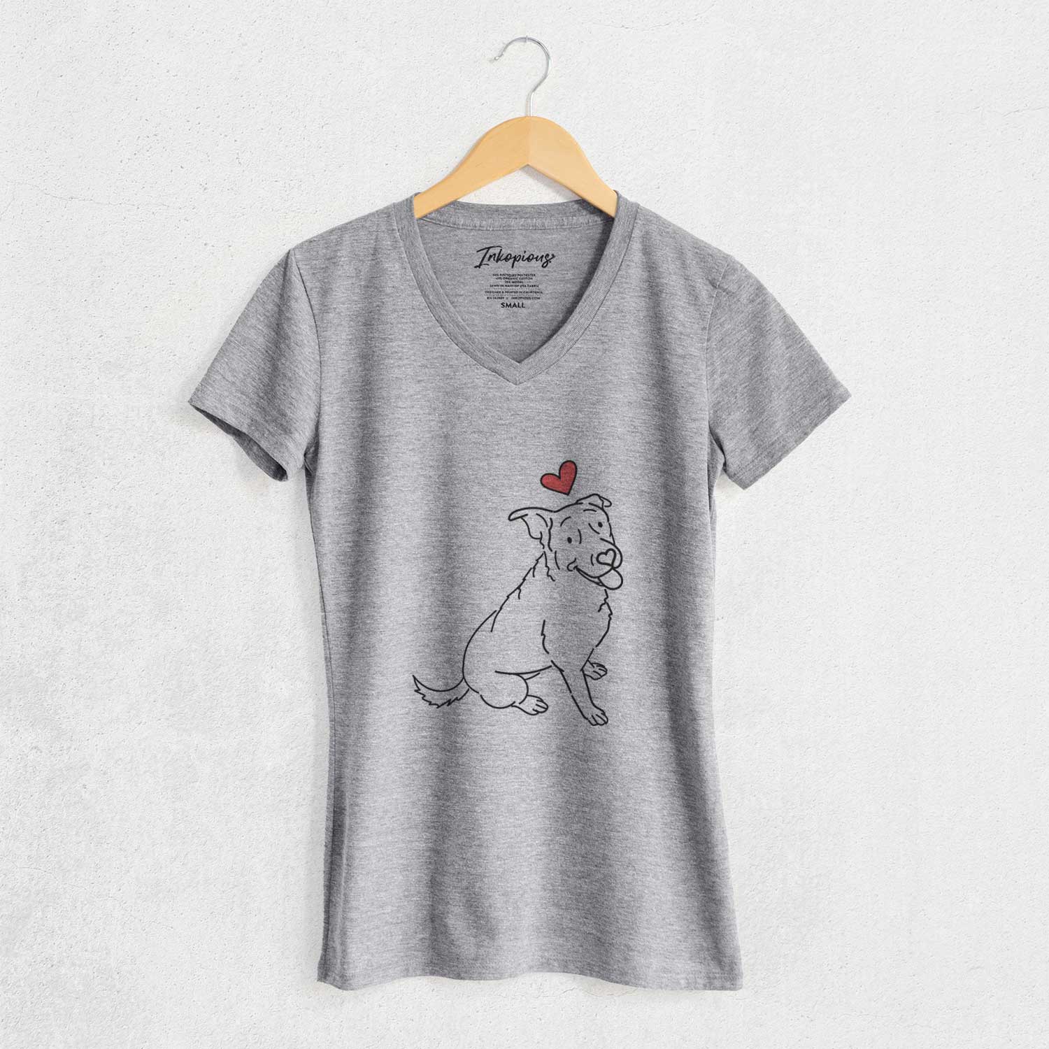 Love Always Rottweiler Mix - Rocky - Women's V-neck Shirt