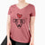 Love Always Beagle Mix - Roland - Women's V-neck Shirt