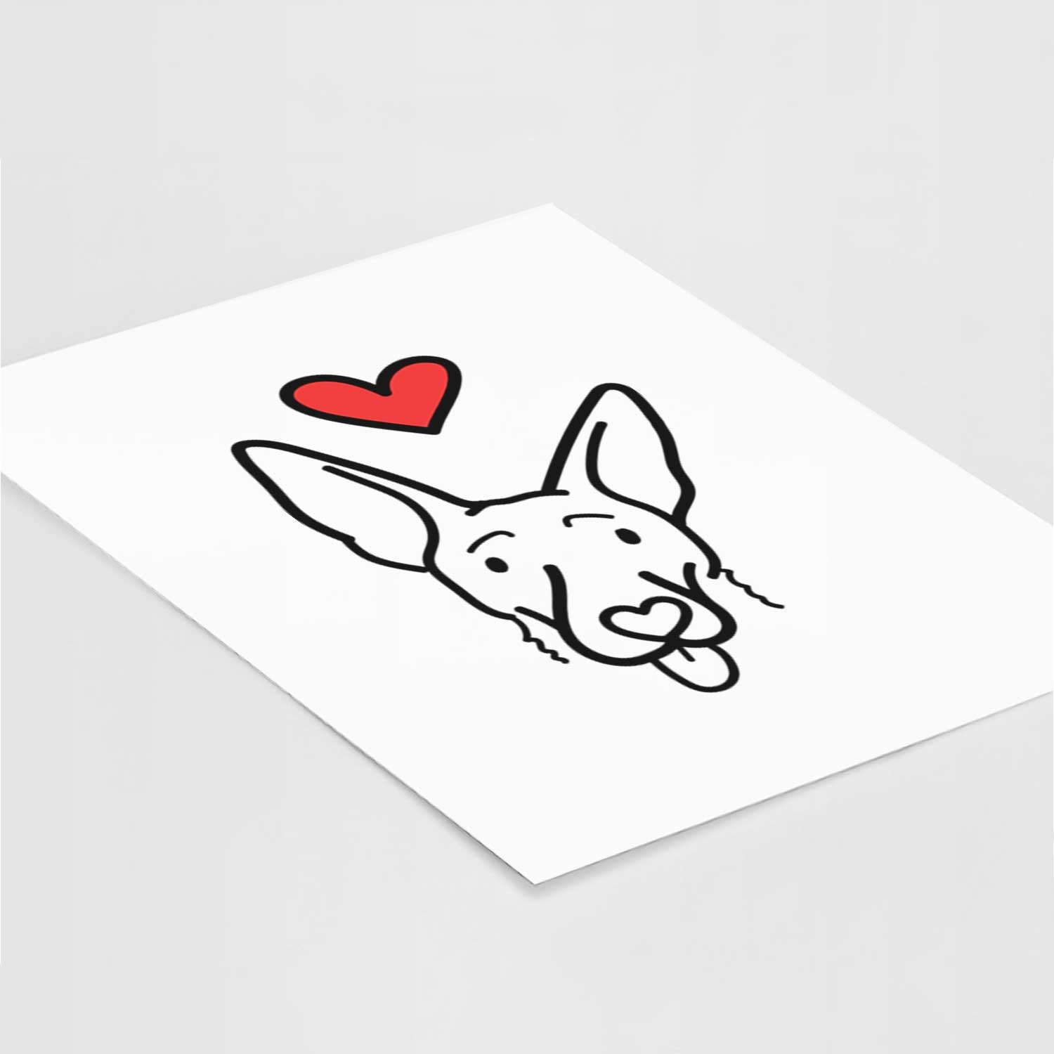 Love Always Shepherd Mix - Rosie Art Print