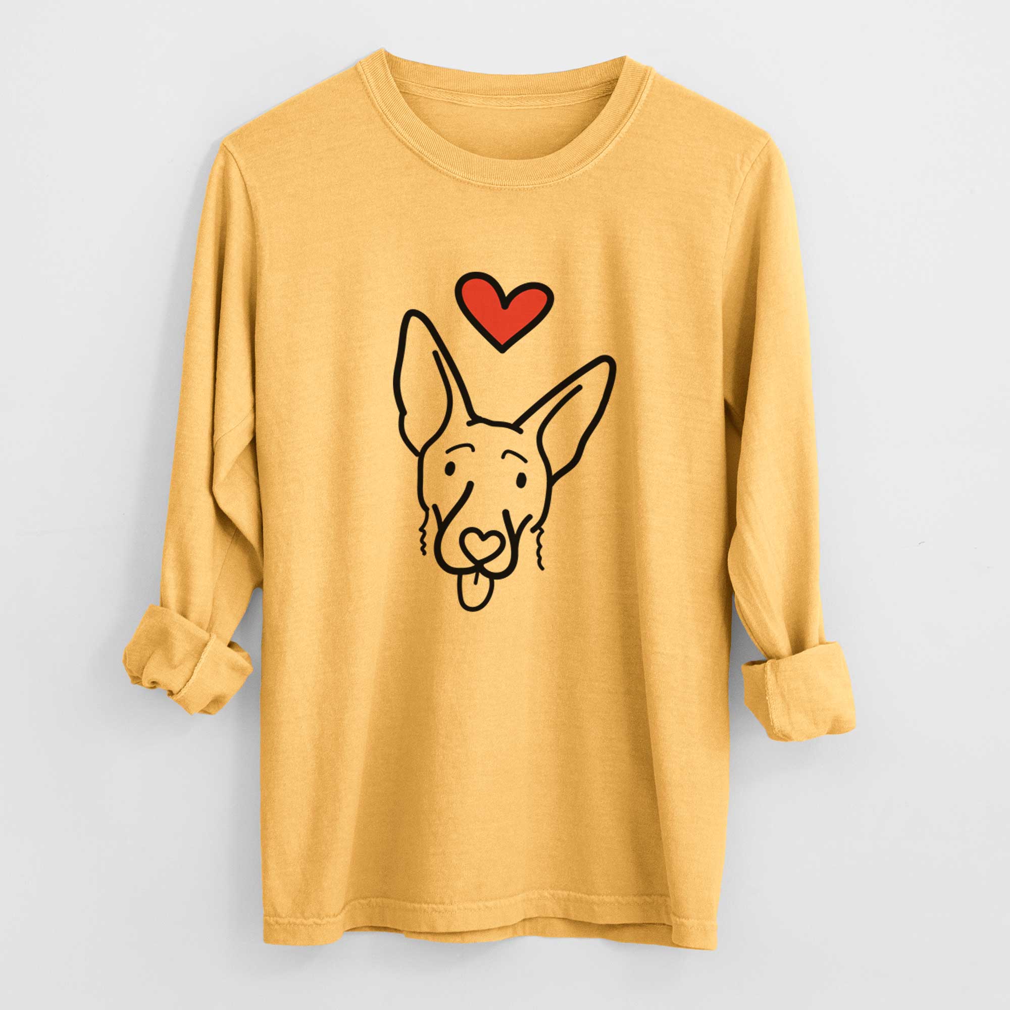 Love Always Shepherd Mix - Rosie - Heavyweight 100% Cotton Long Sleeve