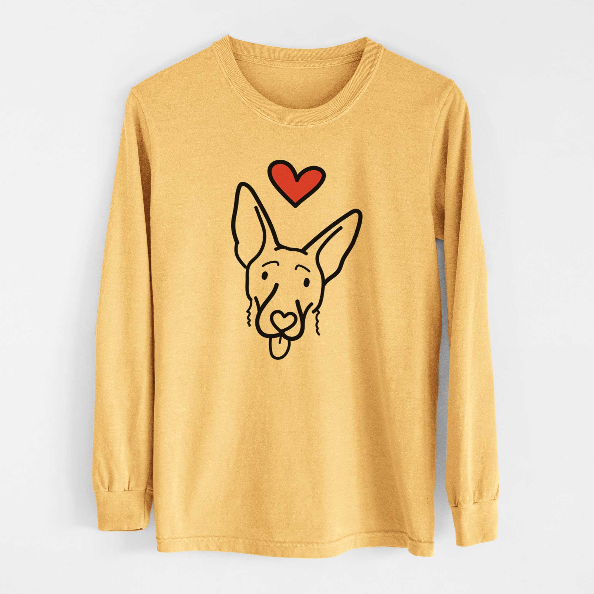 Love Always Shepherd Mix - Rosie - Heavyweight 100% Cotton Long Sleeve