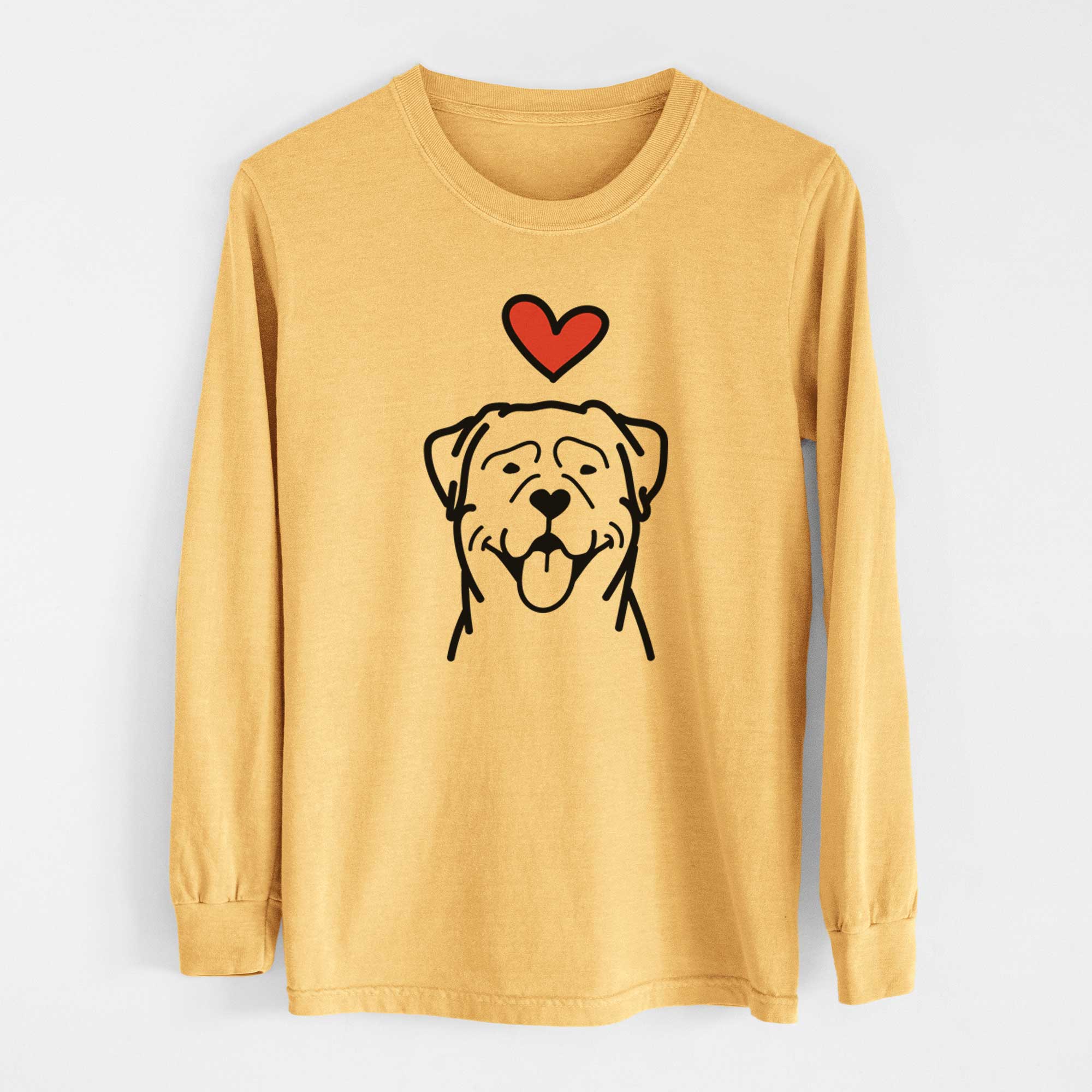 Love Always Rottweiler - Heavyweight 100% Cotton Long Sleeve