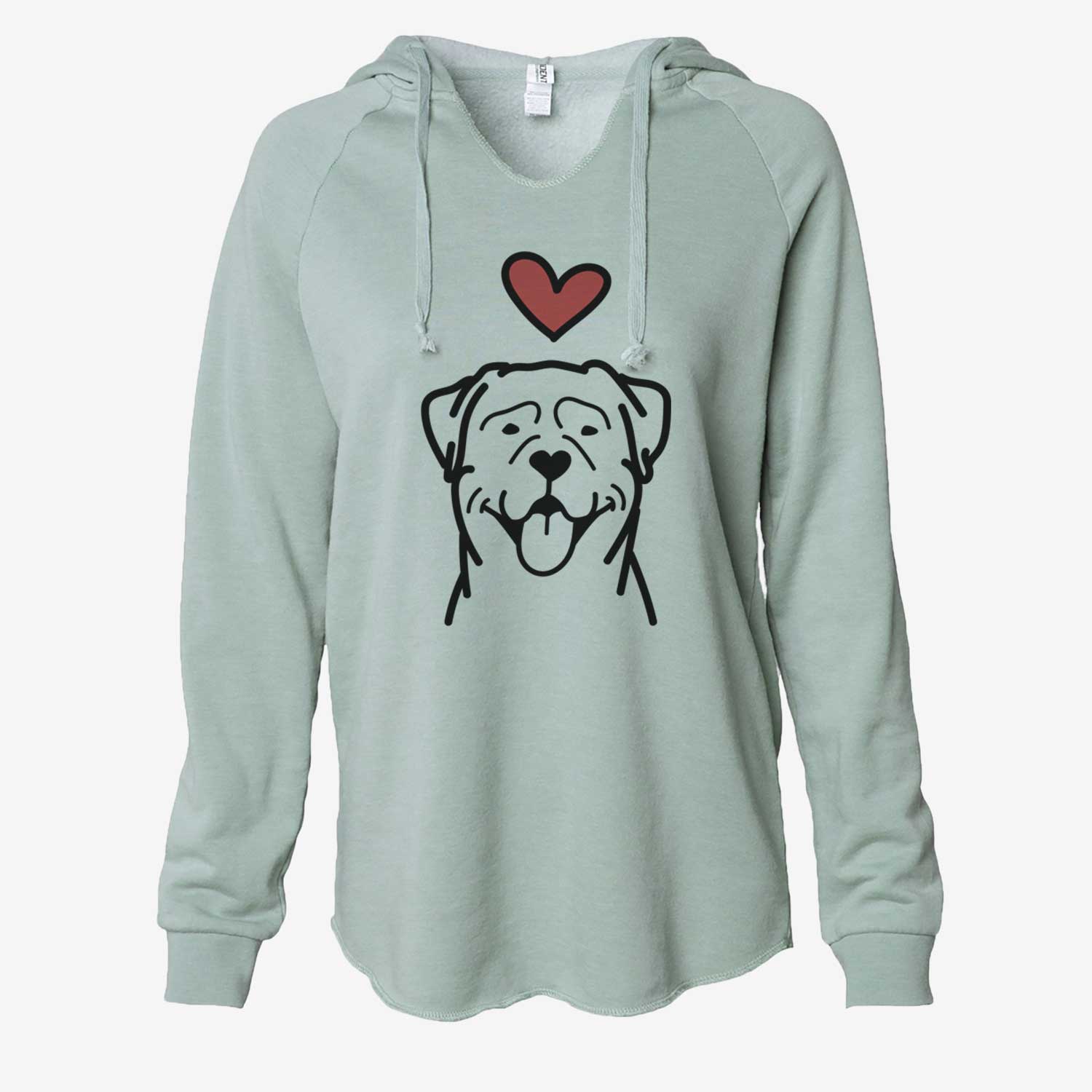 Love Always Rottweiler - Cali Wave Hooded Sweatshirt