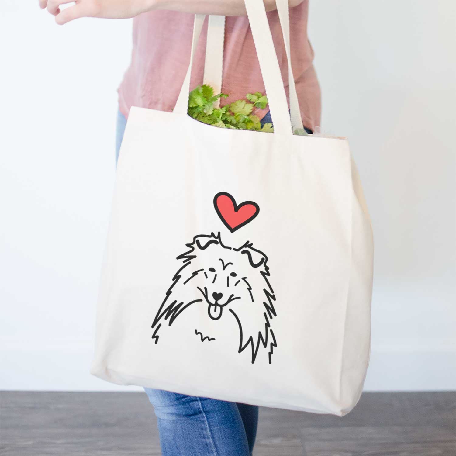 Love Always Rough Collie - Tote Bag