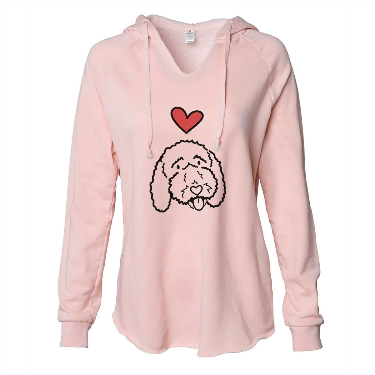 Love Always Bernedoodle - Ruby - Cali Wave Hooded Sweatshirt