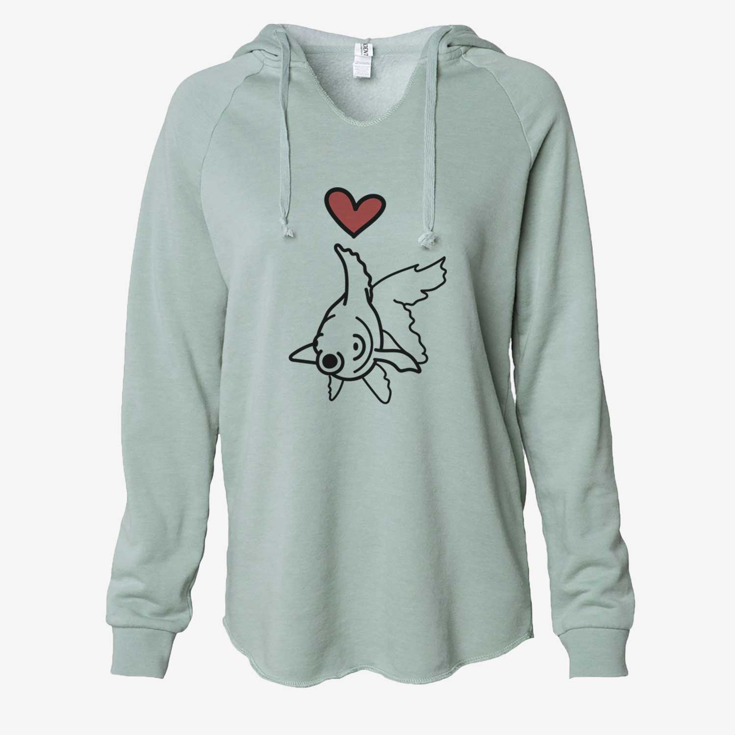 Love Always Goldfish - Ruby - Cali Wave Hooded Sweatshirt