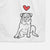 Love Always Pug - Rudy - Decorative Hand Towel