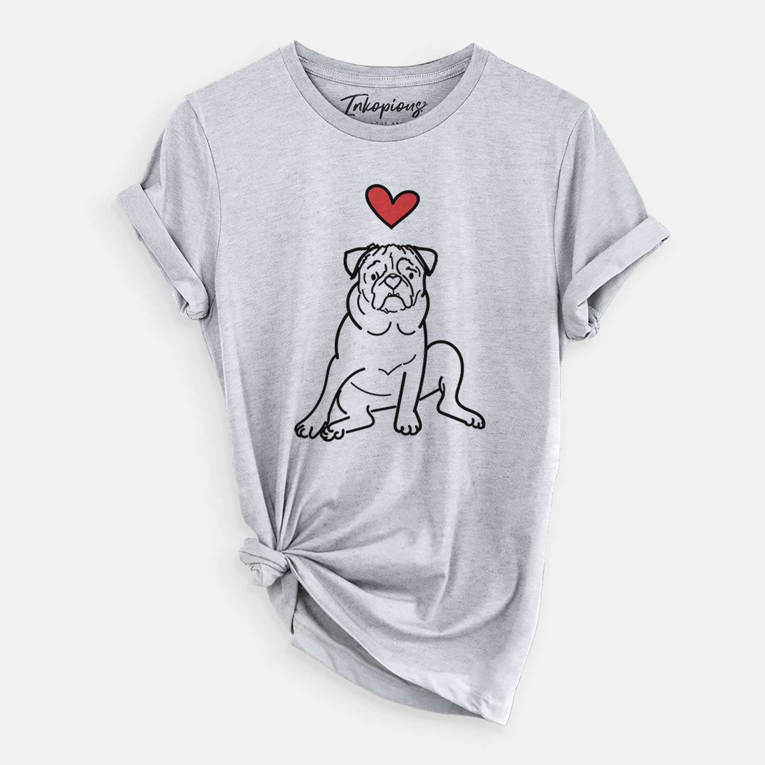 Love Always Pug - Rudy - Unisex Crewneck