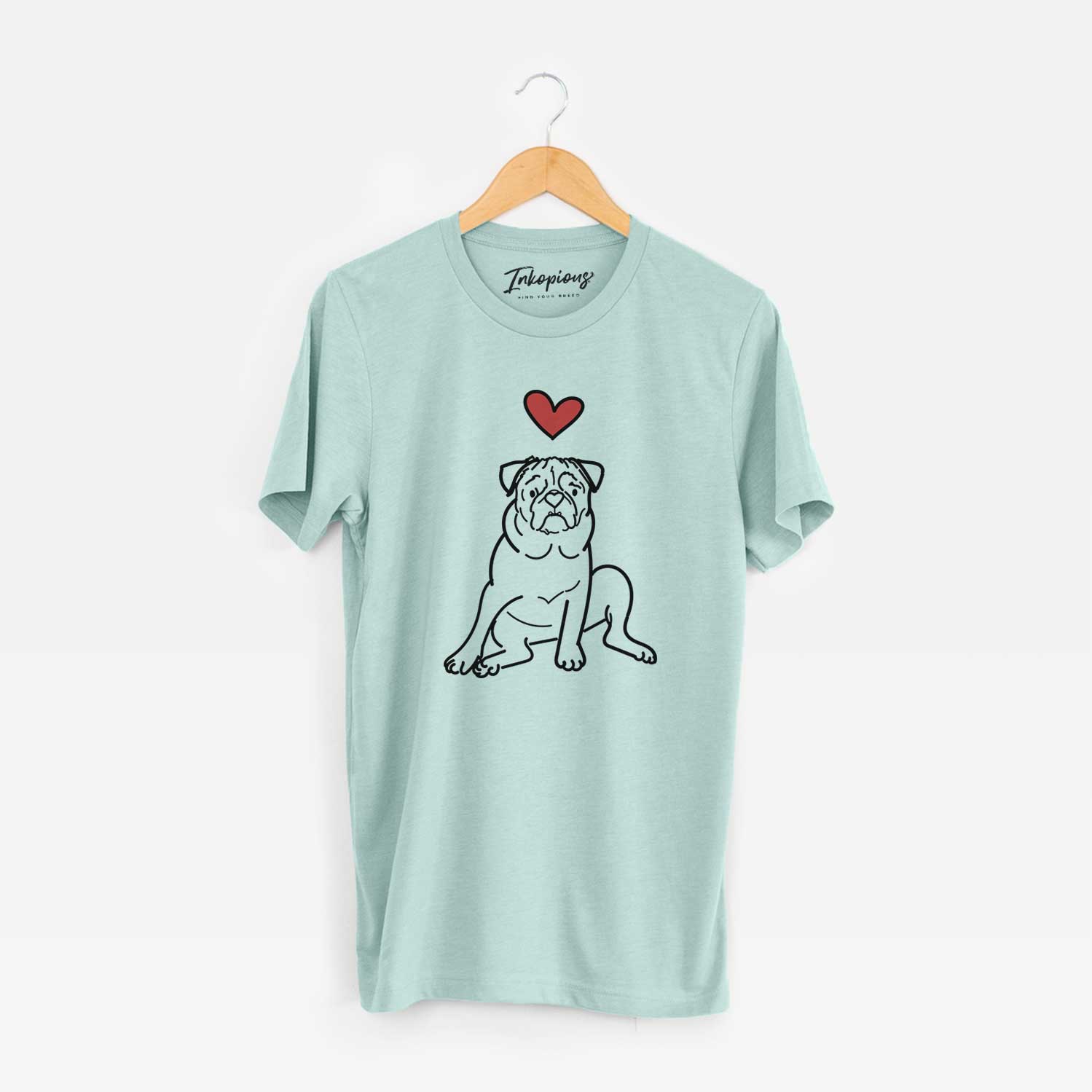 Love Always Pug - Rudy - Unisex Crewneck