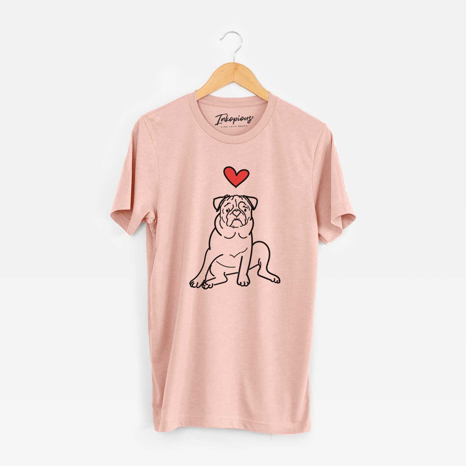 Love Always Pug - Rudy - Unisex Crewneck