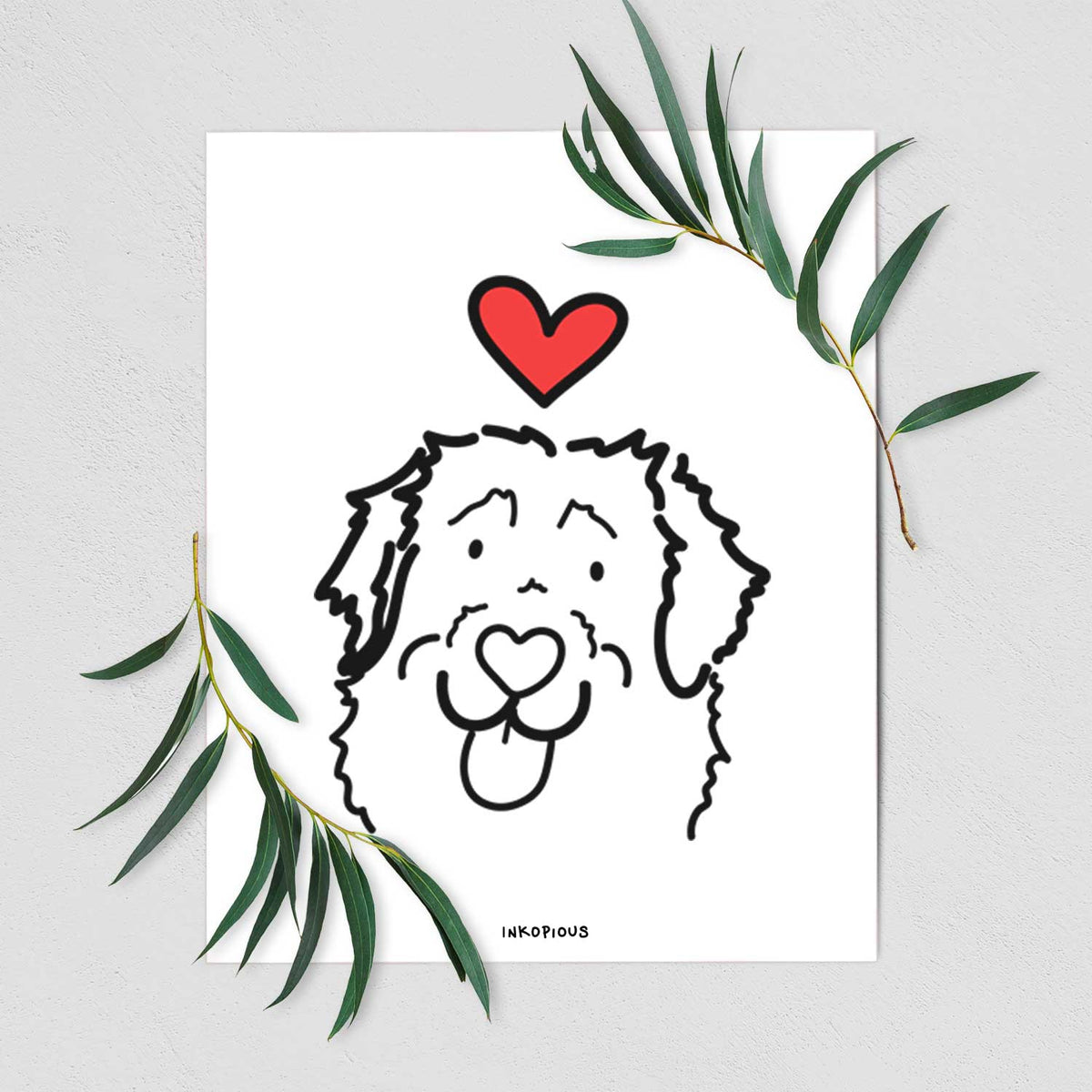 Love Always Leonberger - Sabre Art Print