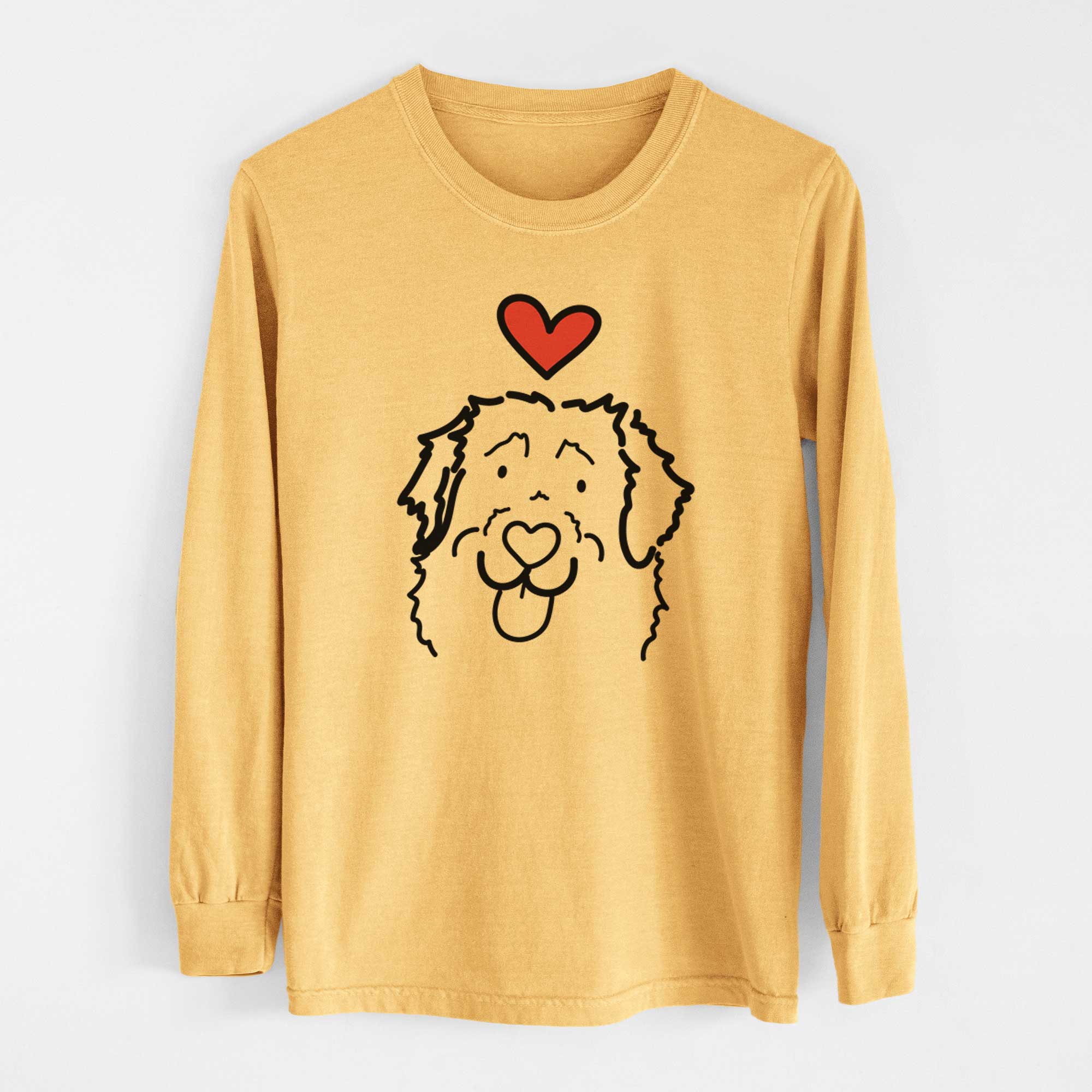 Love Always Leonberger - Sabre - Heavyweight 100% Cotton Long Sleeve