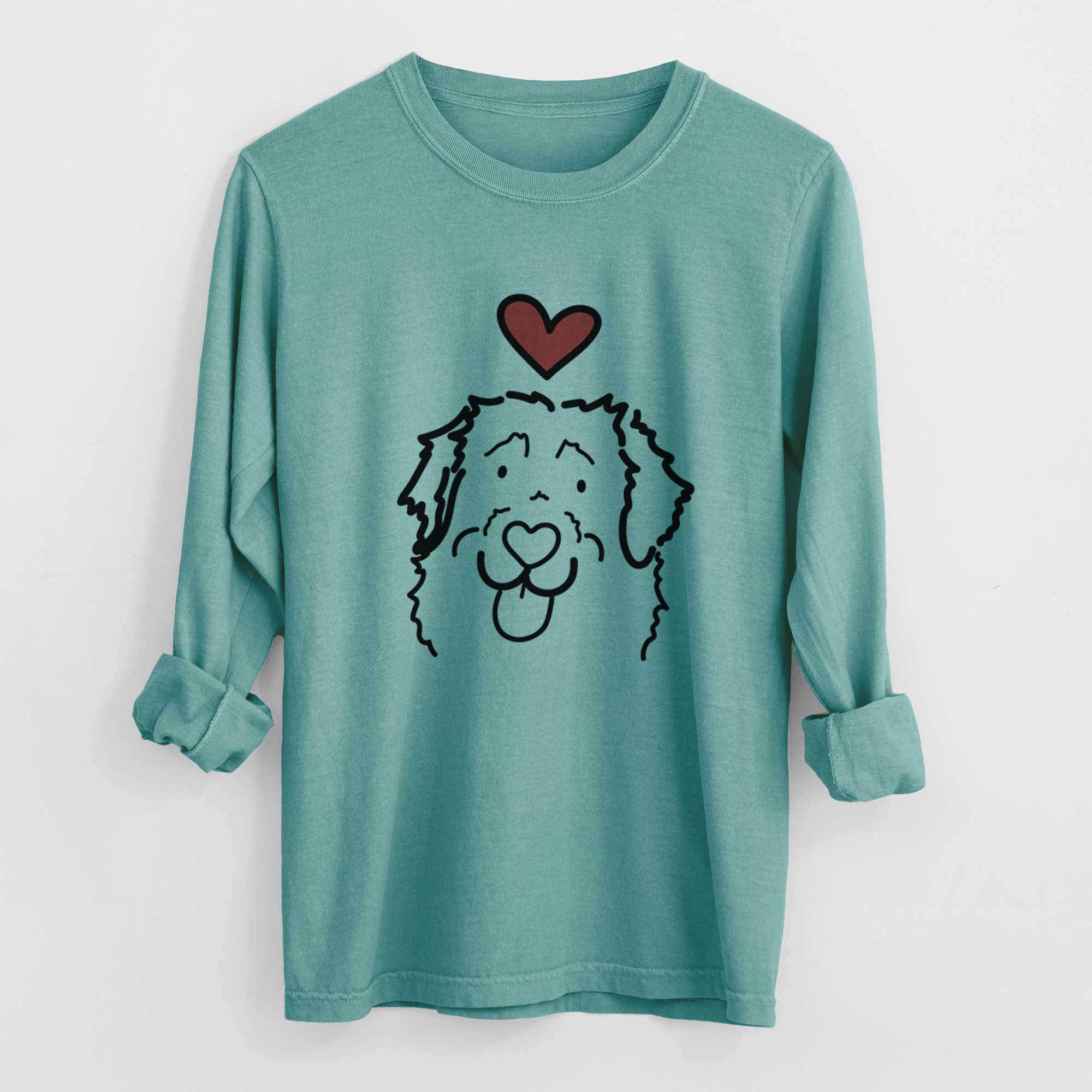 Love Always Leonberger - Sabre - Heavyweight 100% Cotton Long Sleeve