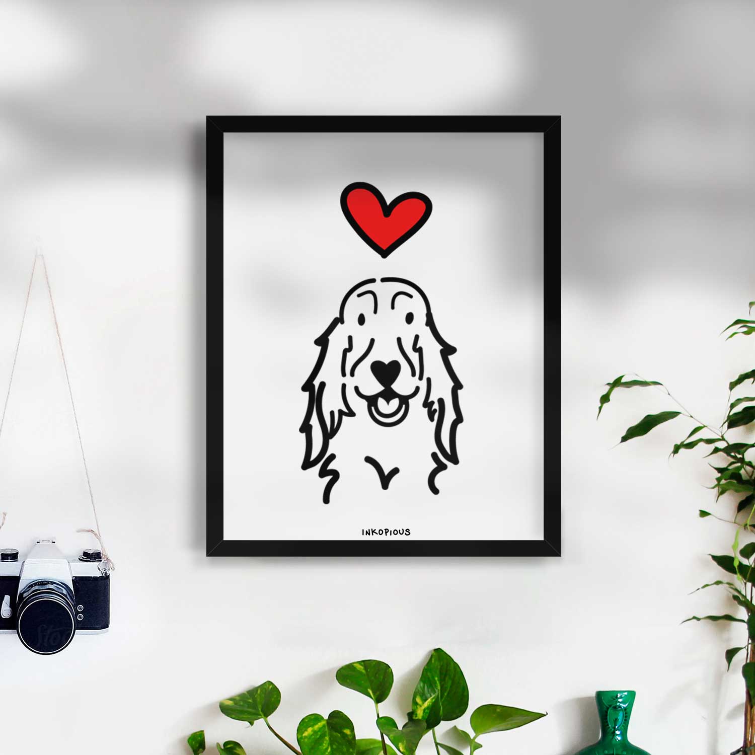 Love Always Setter Art Print