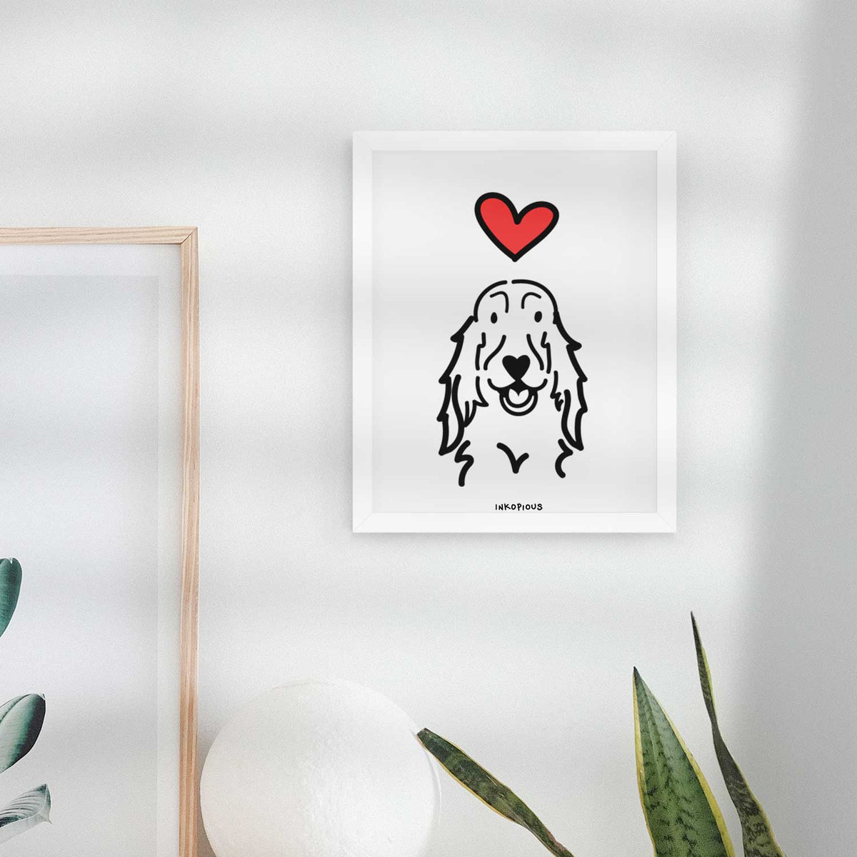 Love Always Setter Art Print