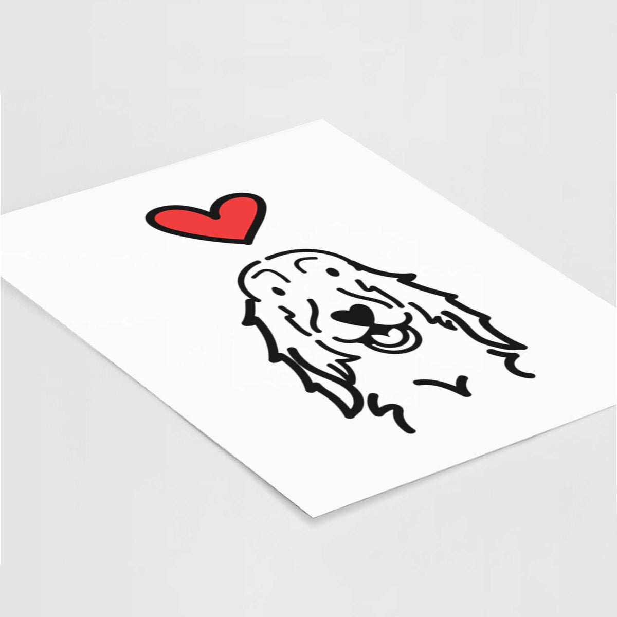 Love Always Setter Art Print