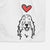 Love Always Setter - Decorative Hand Towel