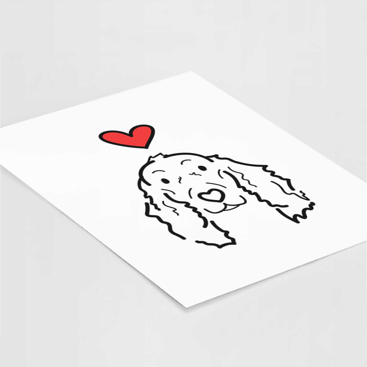 Love Always Irish Setter - Seven Art Print