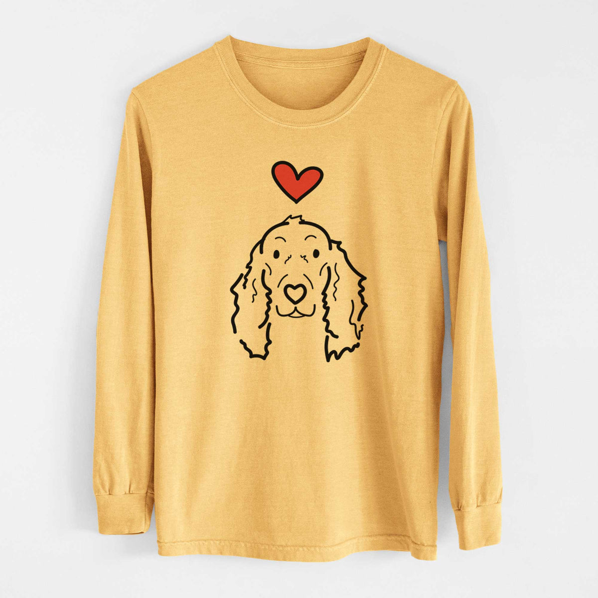 Love Always Irish Setter - Seven - Heavyweight 100% Cotton Long Sleeve