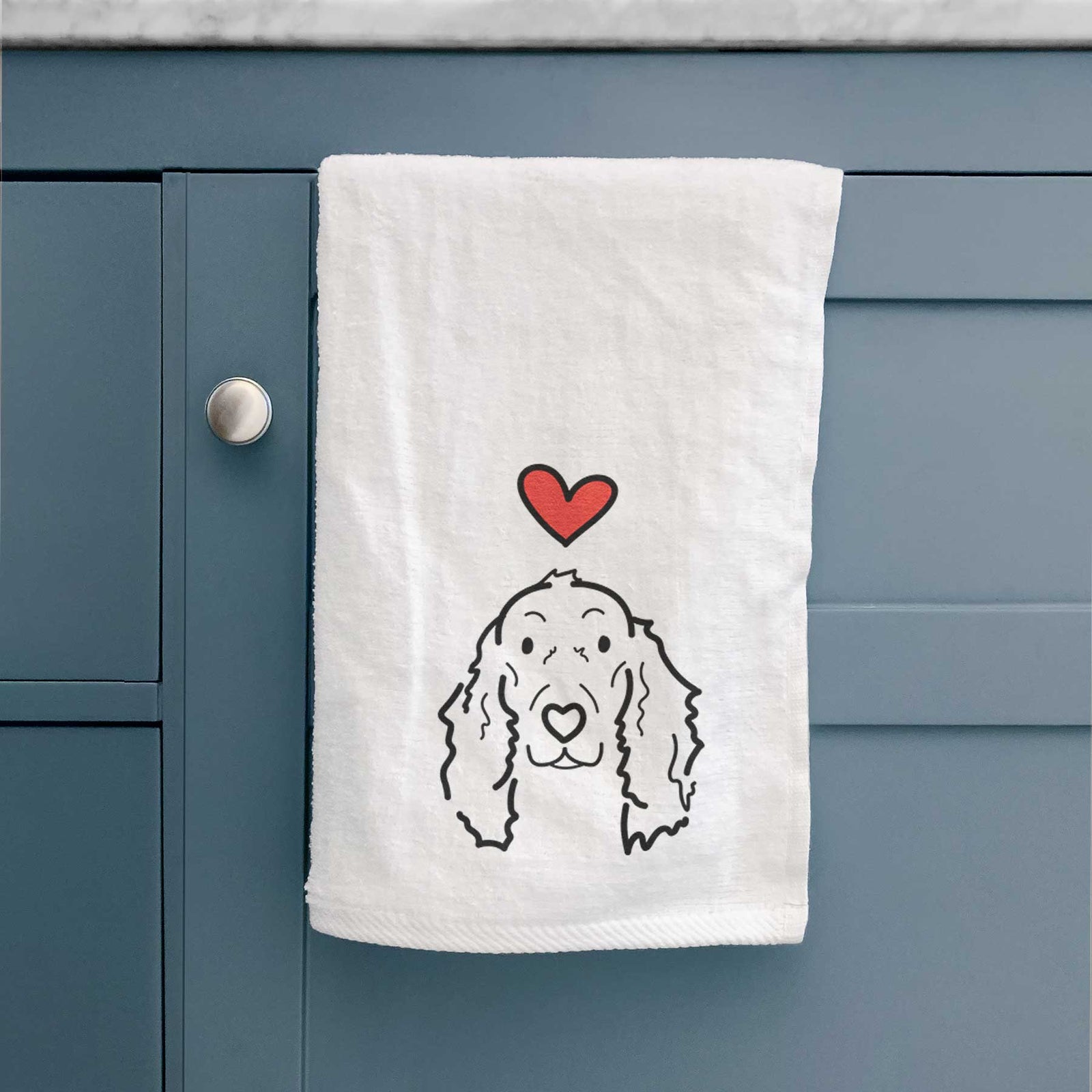 Love Always Irish Setter - Seven - Decorative Hand Towel