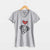 Love Always Pitbull Mix - Shadow - Women's V-neck Shirt