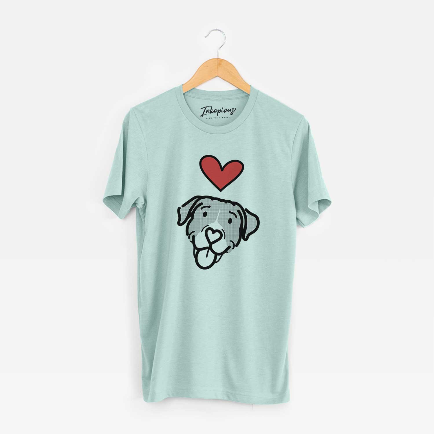 Love Always Pitbull Mix - Shadow - Unisex Crewneck