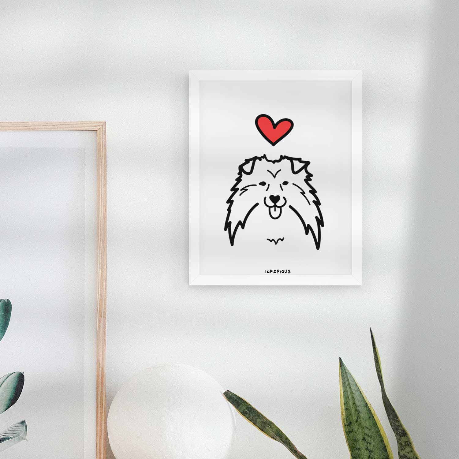 Love Always Shetland Sheepdog Art Print