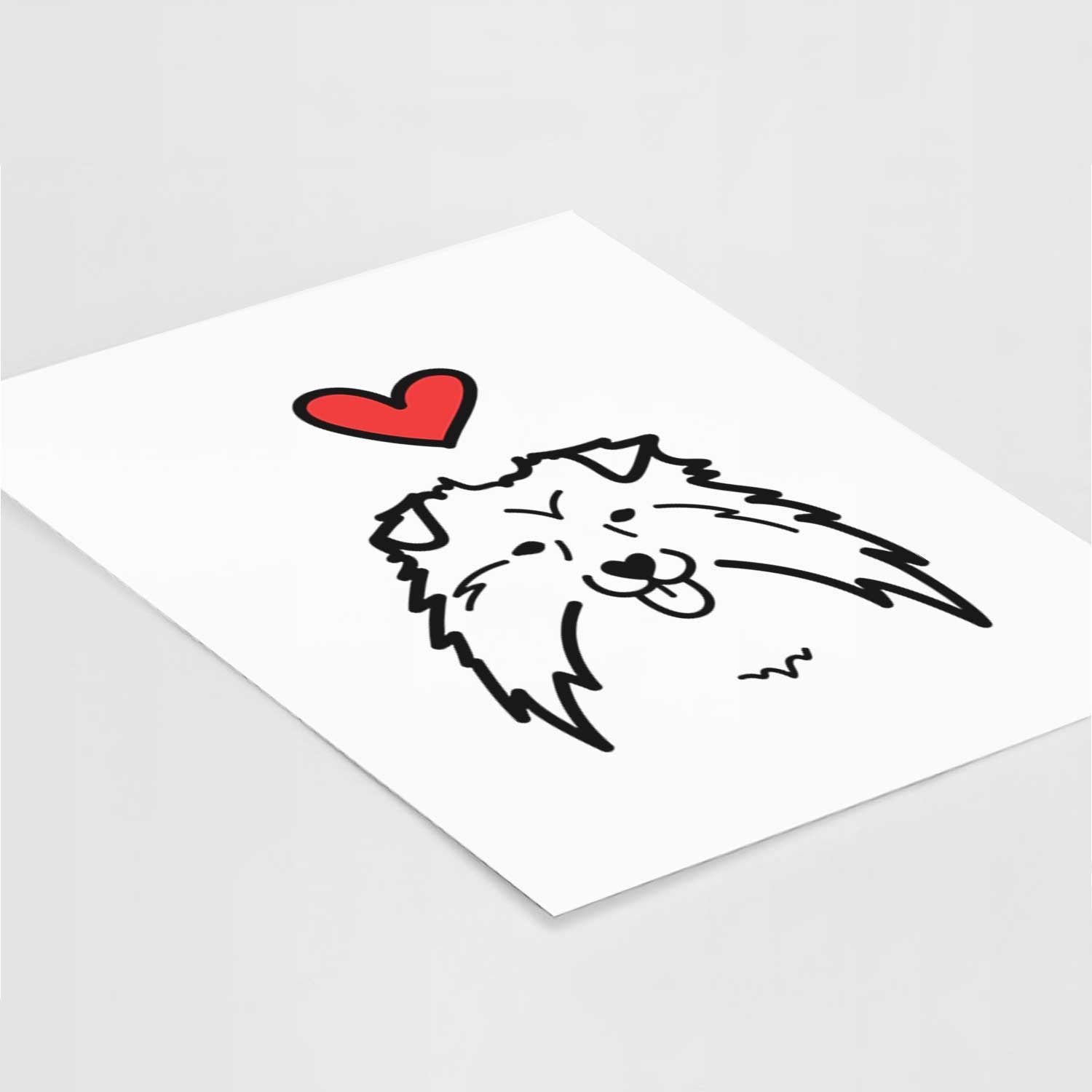 Love Always Shetland Sheepdog Art Print