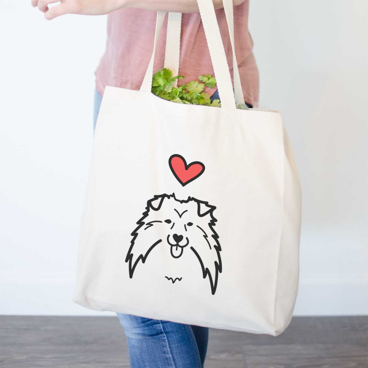 Love Always Shetland Sheepdog - Tote Bag