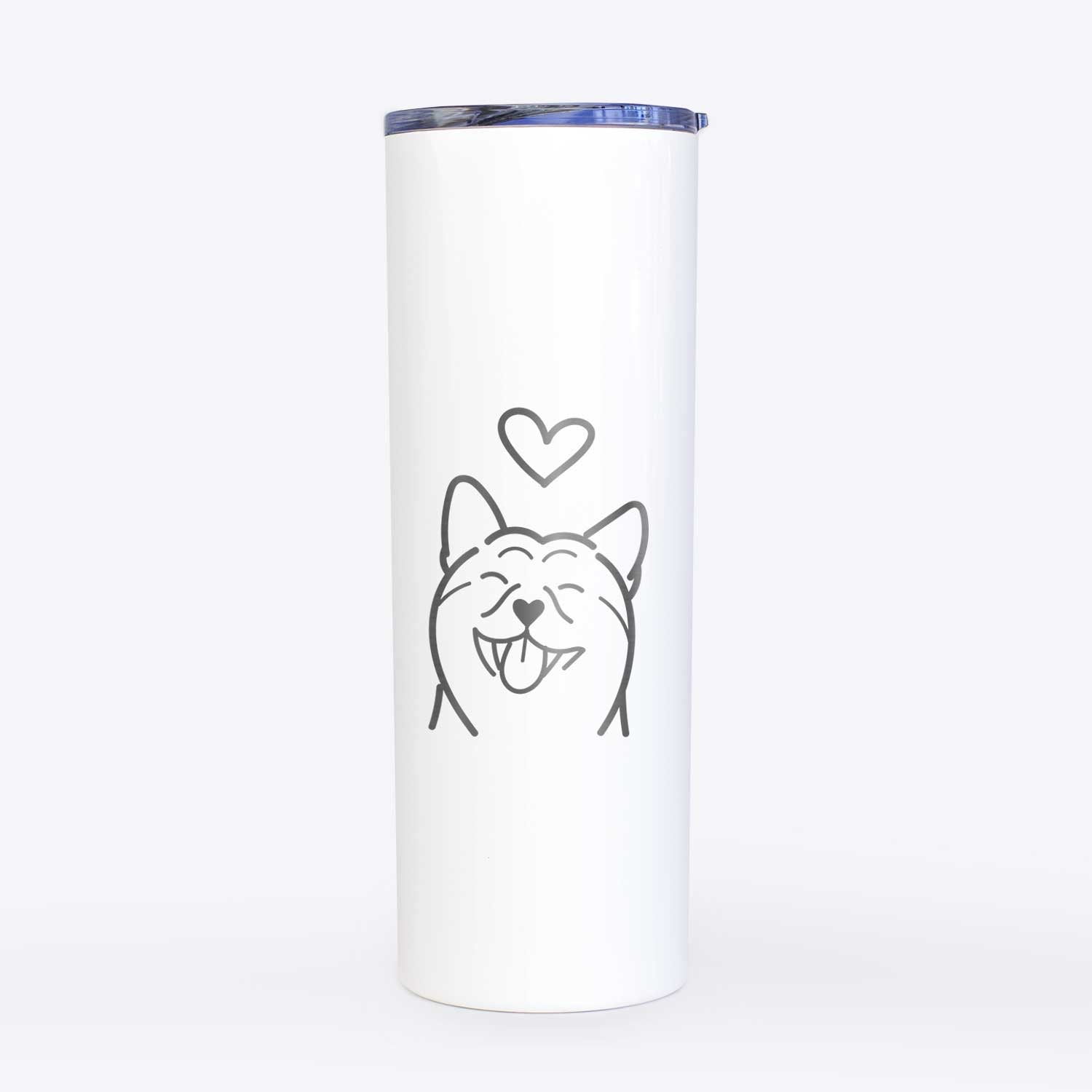 Love Always Shiba Inu - 20oz Skinny Tumbler