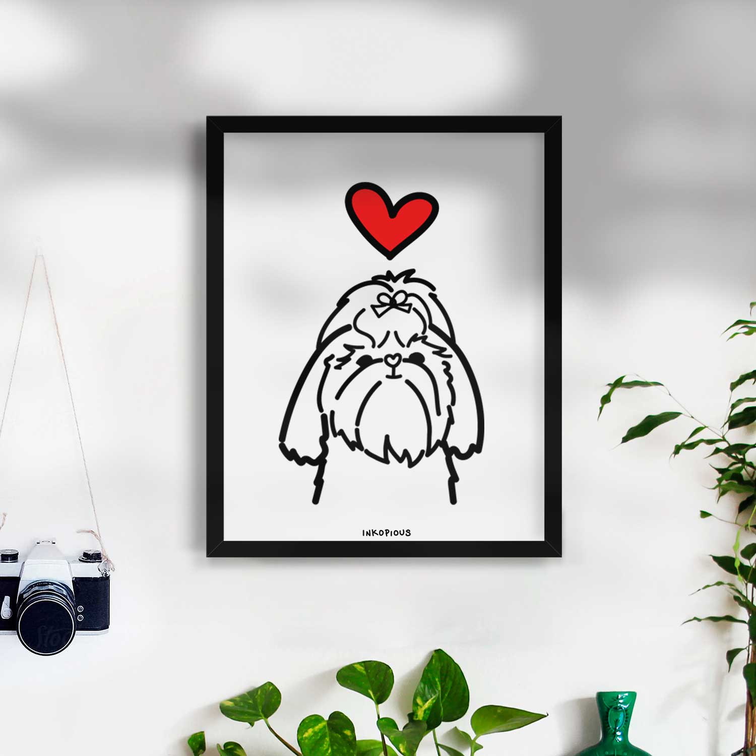 Love Always Shih Tzu Art Print