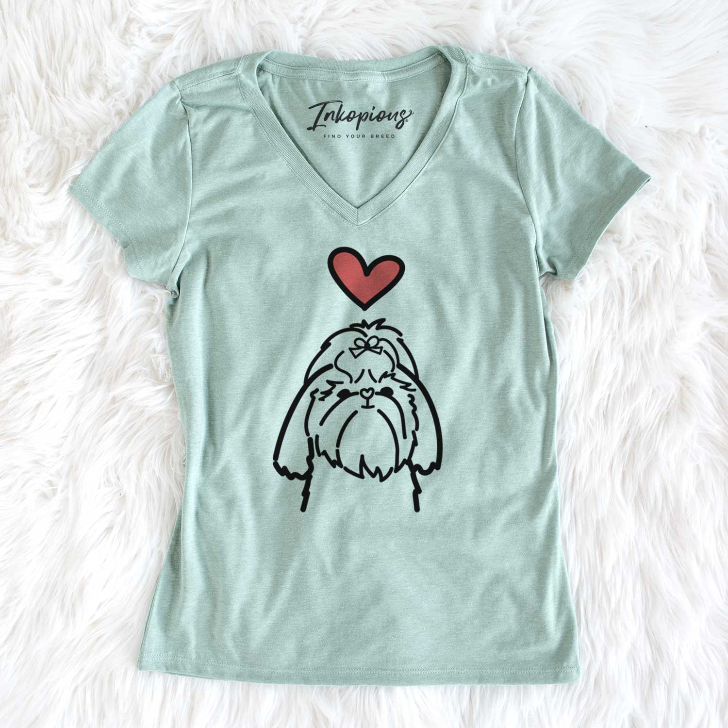 Love Always Shih Tzu - Women's V-neck Shirt