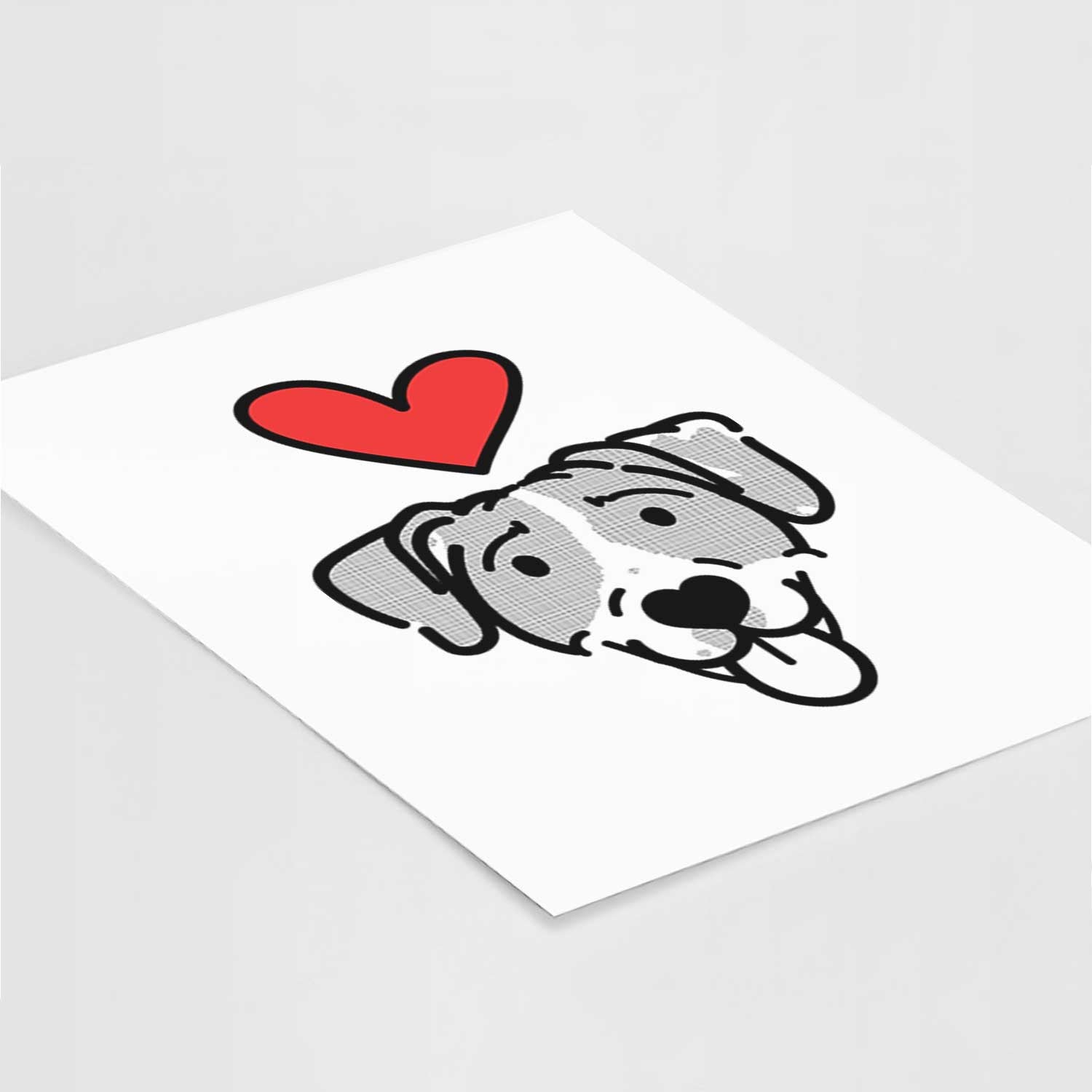 Love Always Bluetick Coonhound - Shiva Art Print