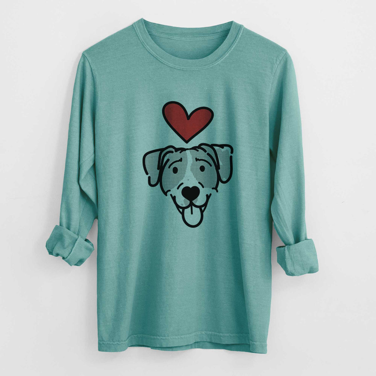 Love Always Bluetick Coonhound - Shiva - Heavyweight 100% Cotton Long Sleeve