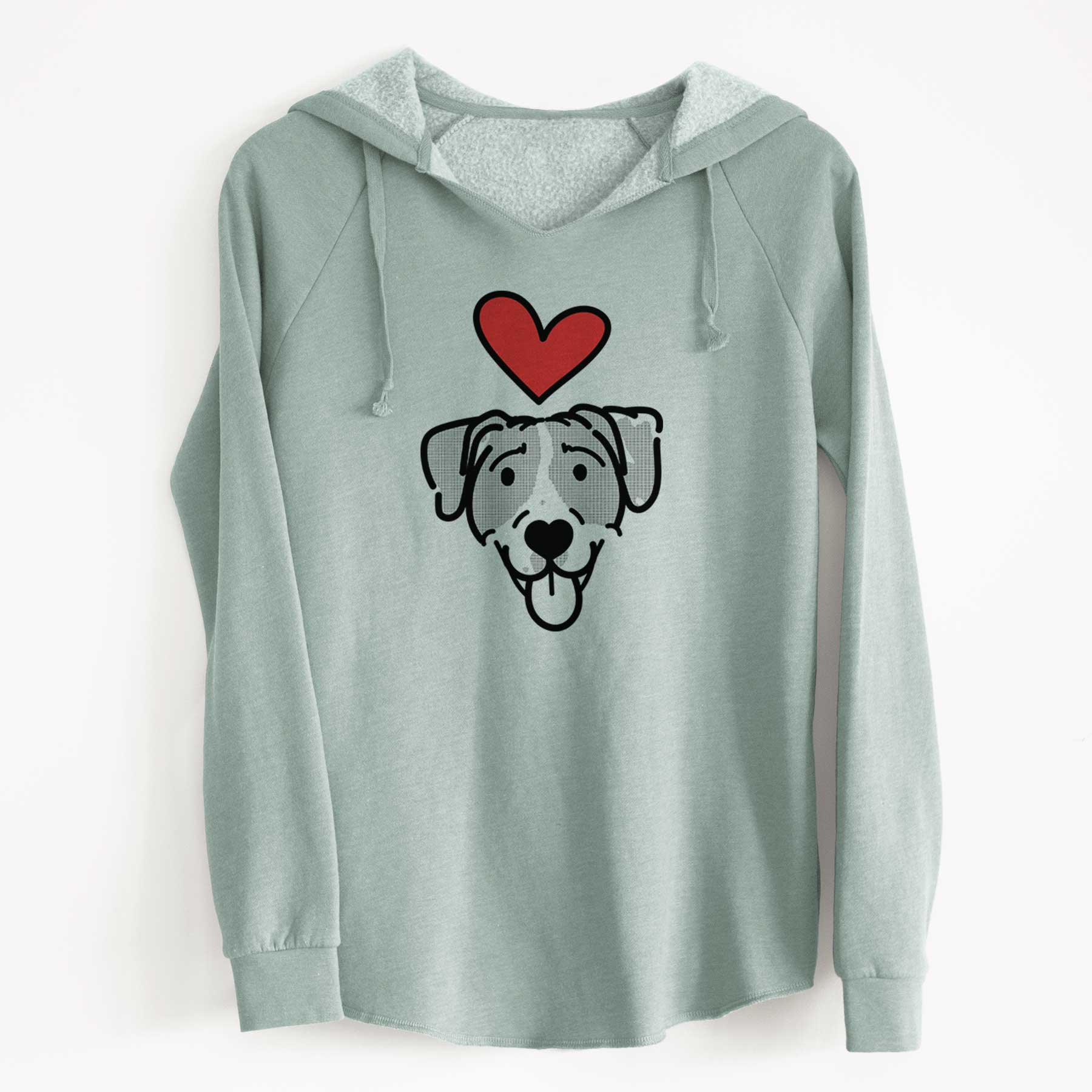 Love Always Bluetick Coonhound - Shiva - Cali Wave Hooded Sweatshirt