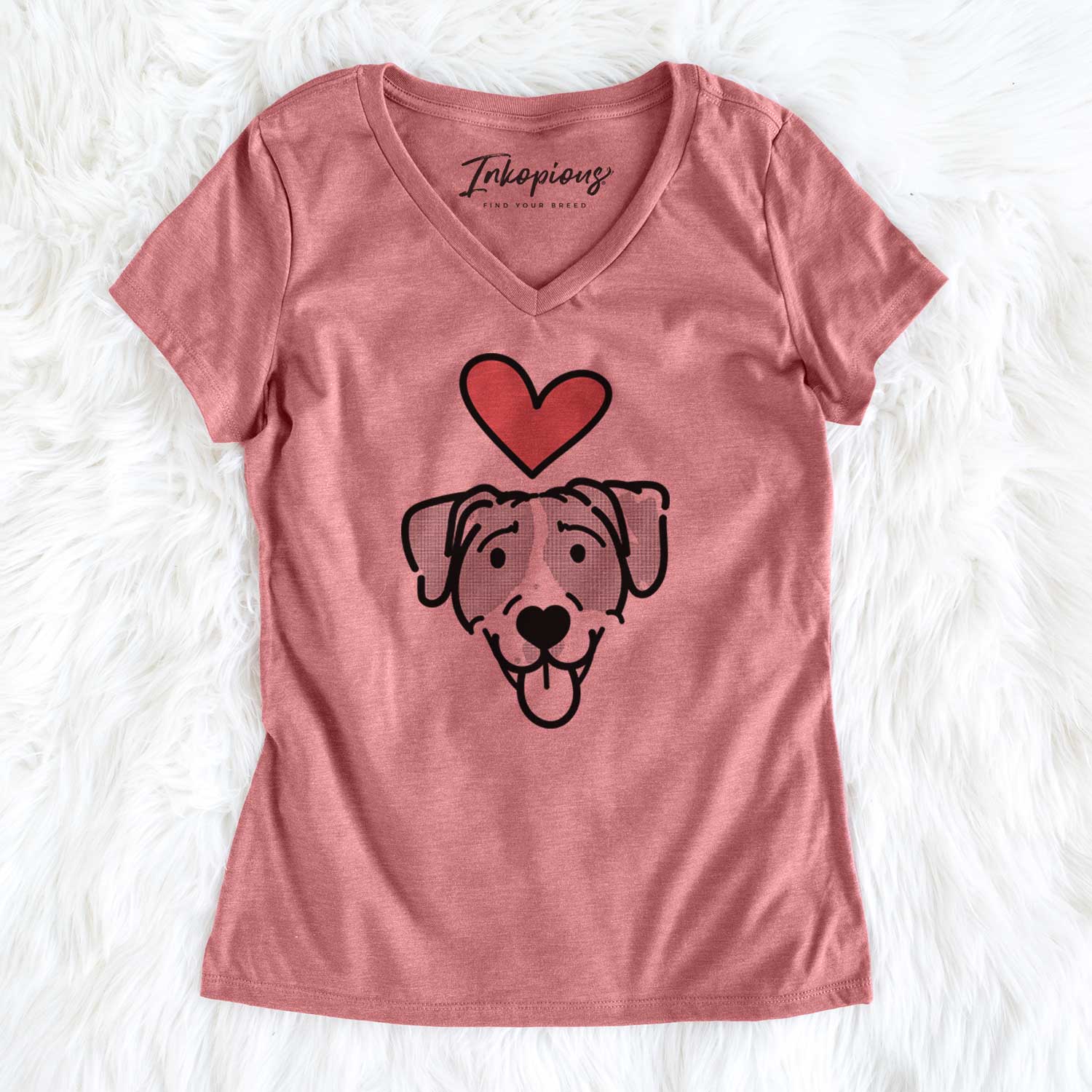 Love Always Bluetick Coonhound - Shiva - Women's V-neck Shirt