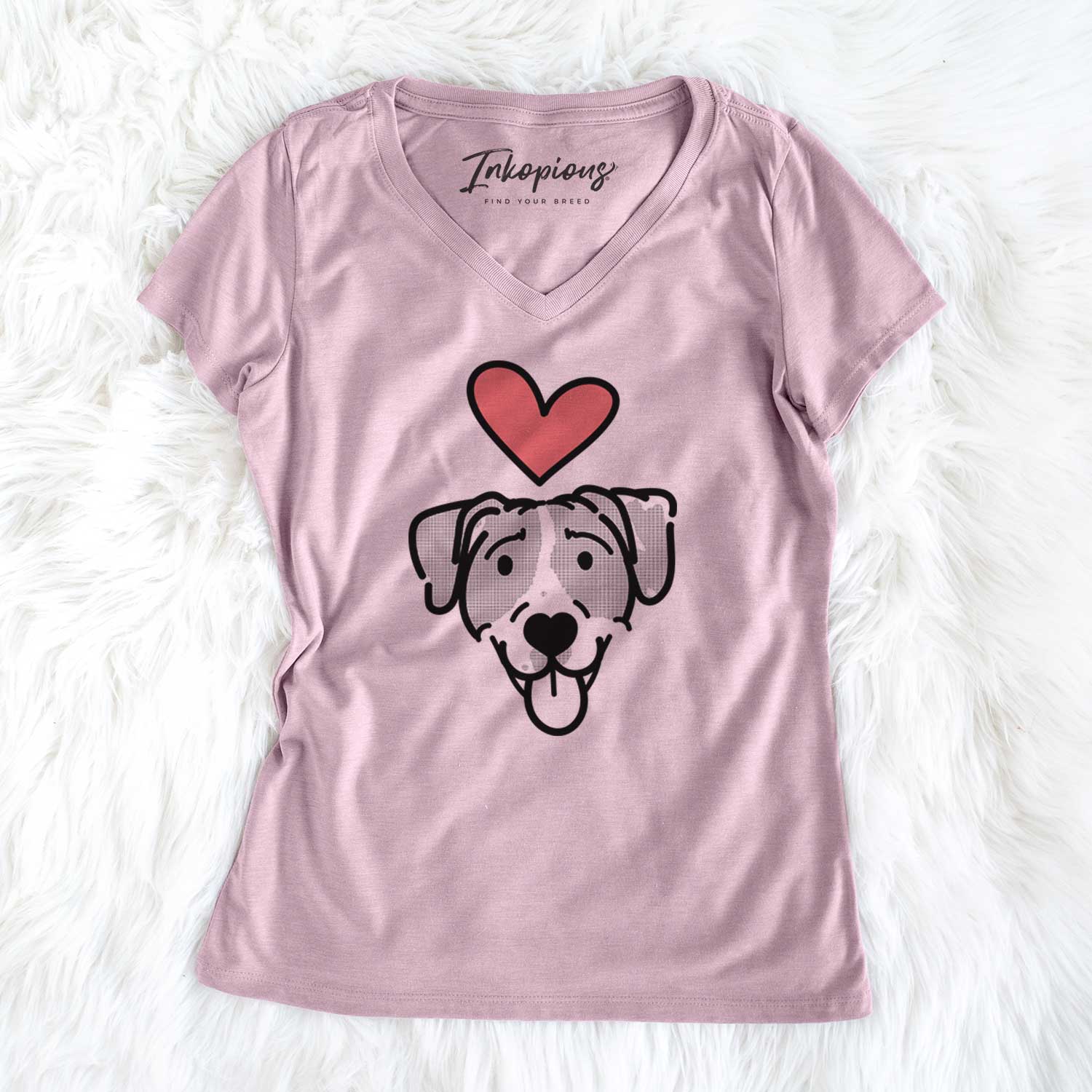 Love Always Bluetick Coonhound - Shiva - Women's V-neck Shirt