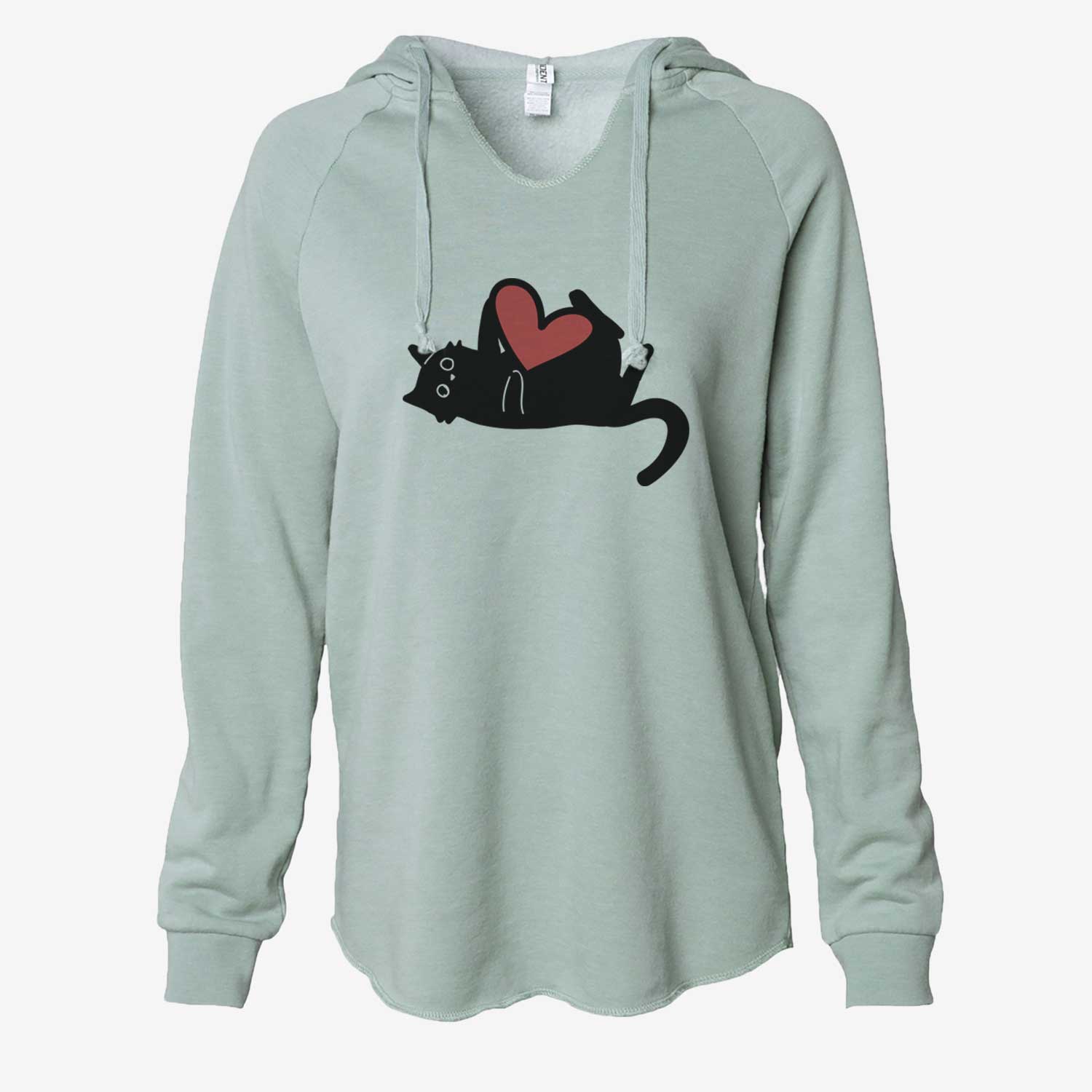 Love Always Black Cat - Smash - Cali Wave Hooded Sweatshirt