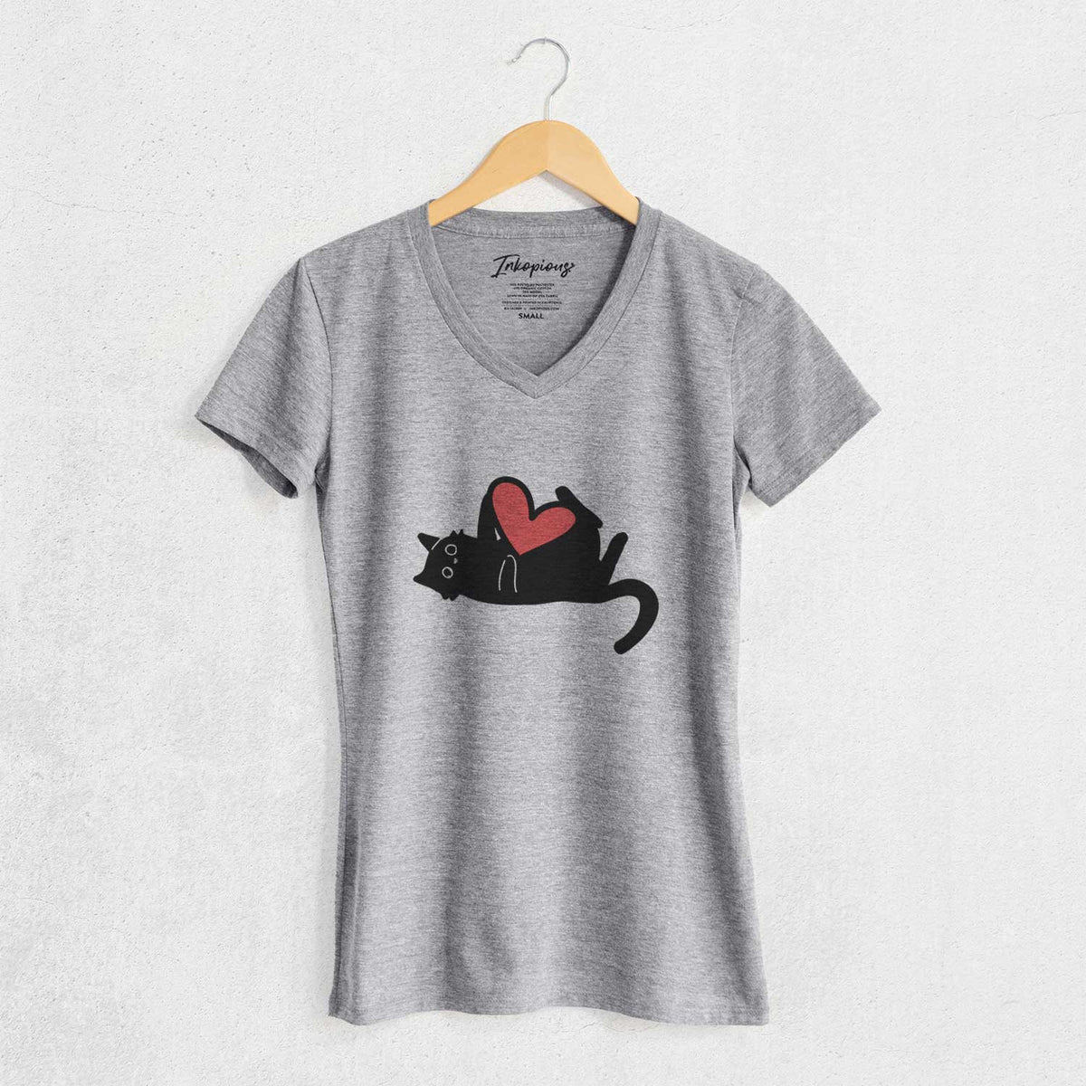 Love Always Black Cat - Smash - Women's V-neck Shirt