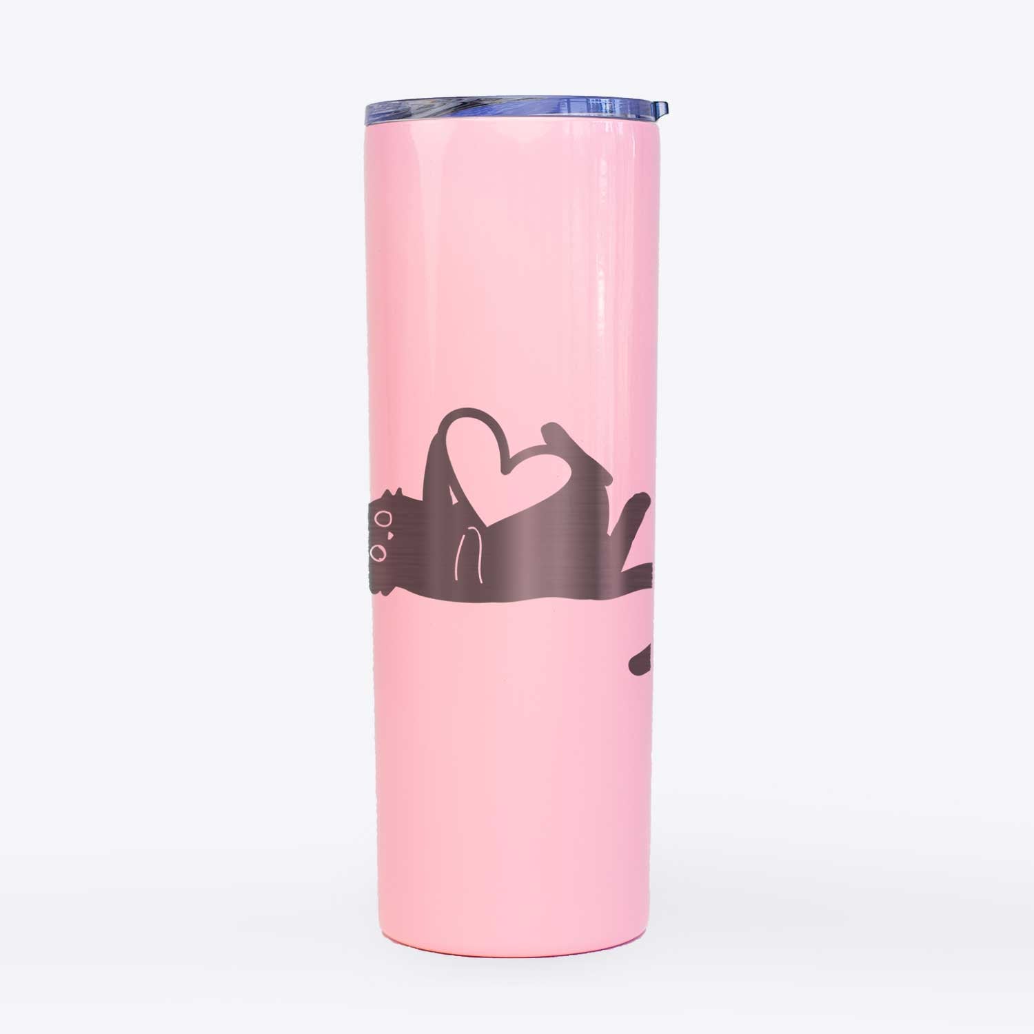 Love Always Black Cat - Smash - 20oz Skinny Tumbler