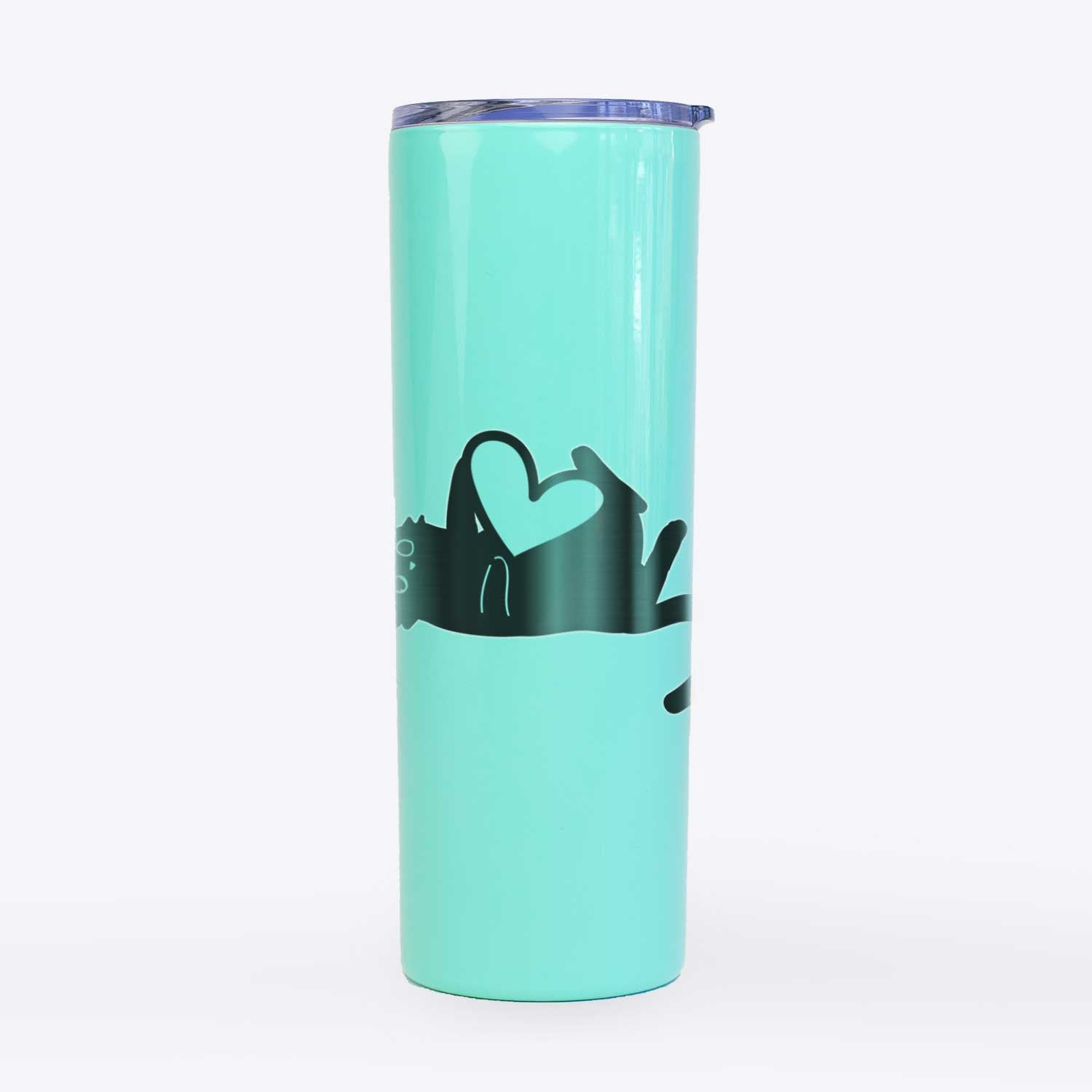 Love Always Black Cat - Smash - 20oz Skinny Tumbler