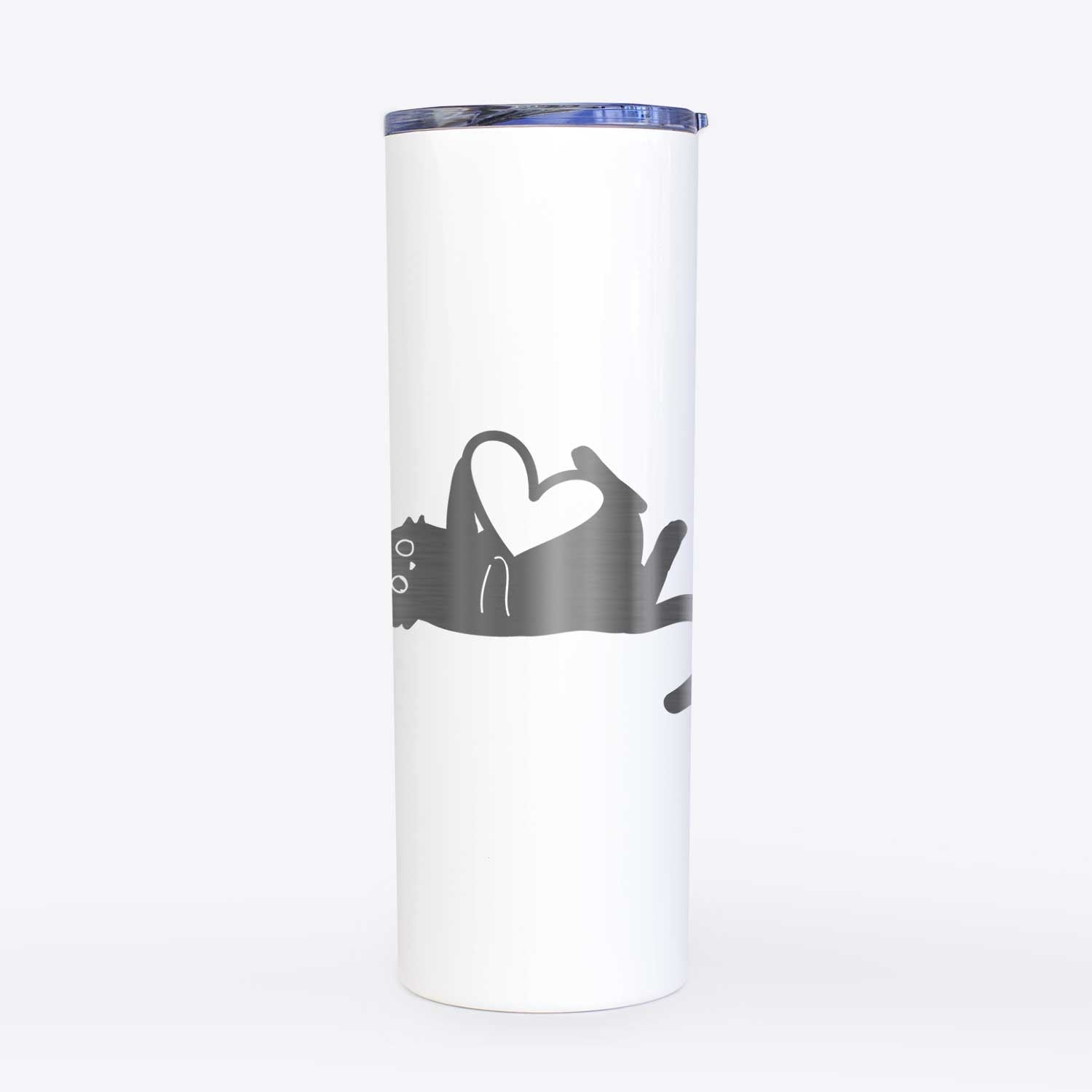 Love Always Black Cat - Smash - 20oz Skinny Tumbler