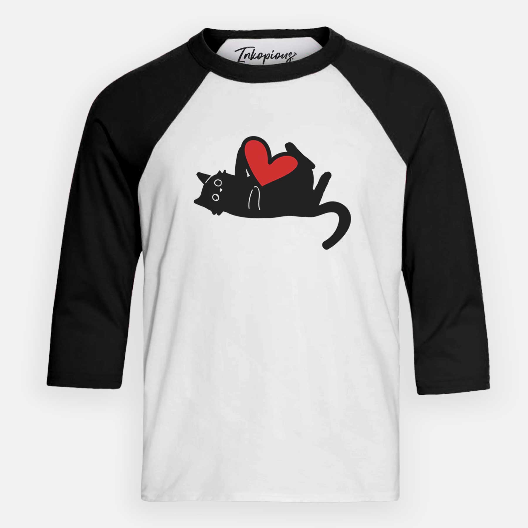 Love Always Black Cat - Smash - Youth 3/4 Long Sleeve