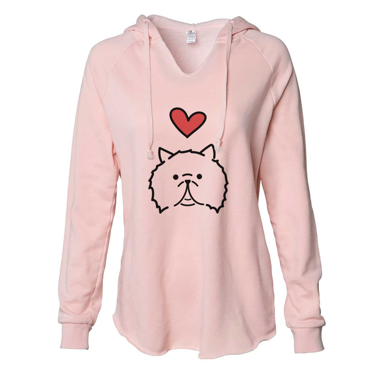 Love Always Persian Cat - Smoosh - Cali Wave Hooded Sweatshirt