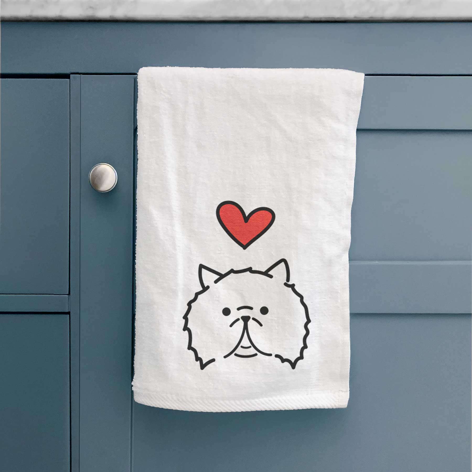 Love Always Persian Cat - Smoosh - Decorative Hand Towel