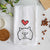 Love Always Persian Cat - Smoosh - Decorative Hand Towel