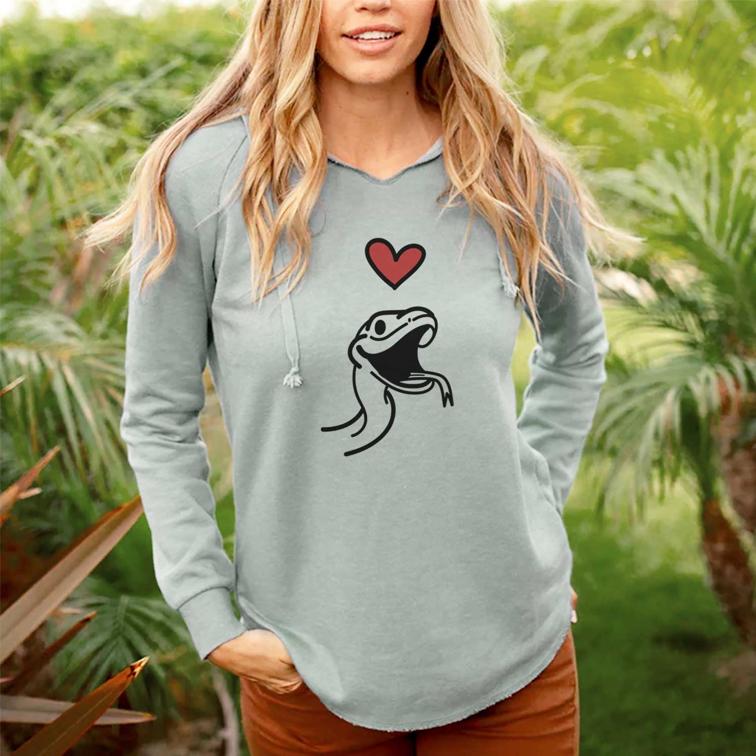 Love Always Snake - Spike - Cali Wave Hooded Sweatshirt